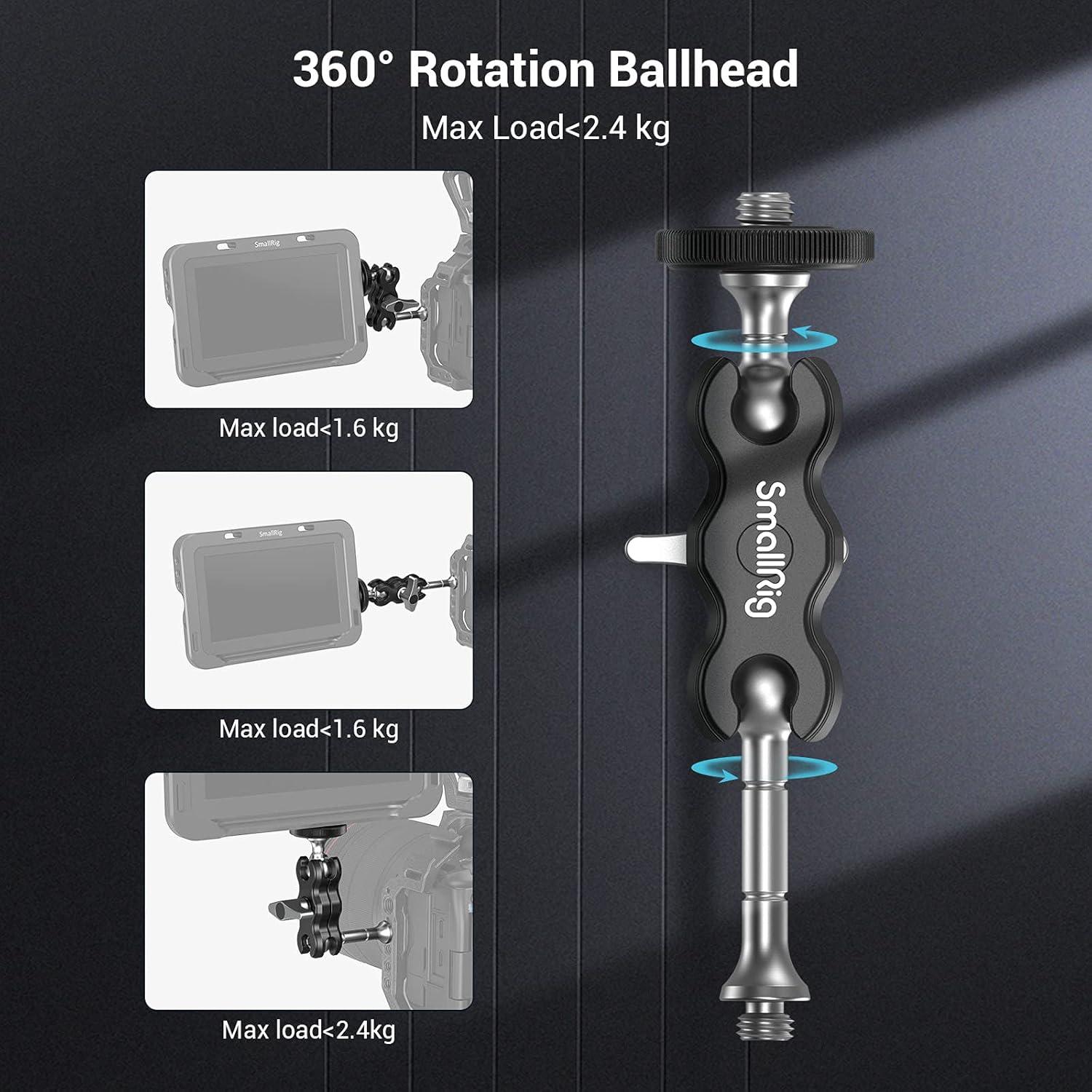 Brazo Mágico Mini SmallRig 3238 Ajustable para Monitor y Luz LED