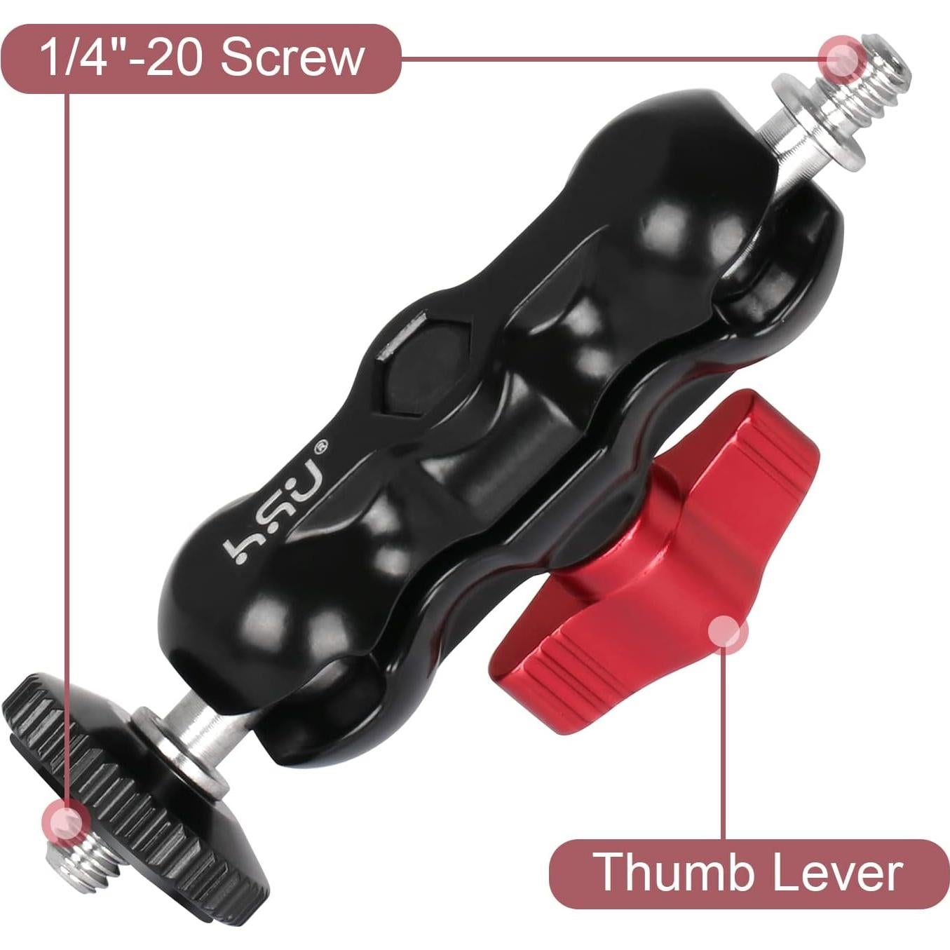 Brazo Mágico HSU Ajustable 360° para Monitor y Micrófono