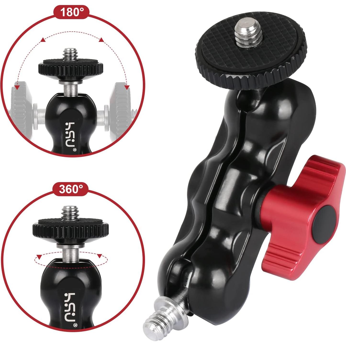 Brazo Mágico HSU Ajustable 360° para Monitor y Micrófono