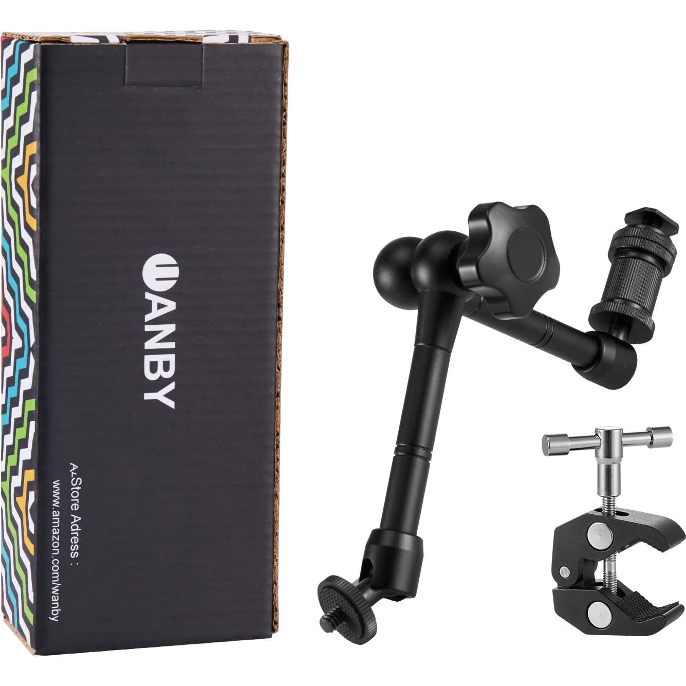 Brazo Mágico Articulado WANBY 28.5 cm Ajustable con Montura