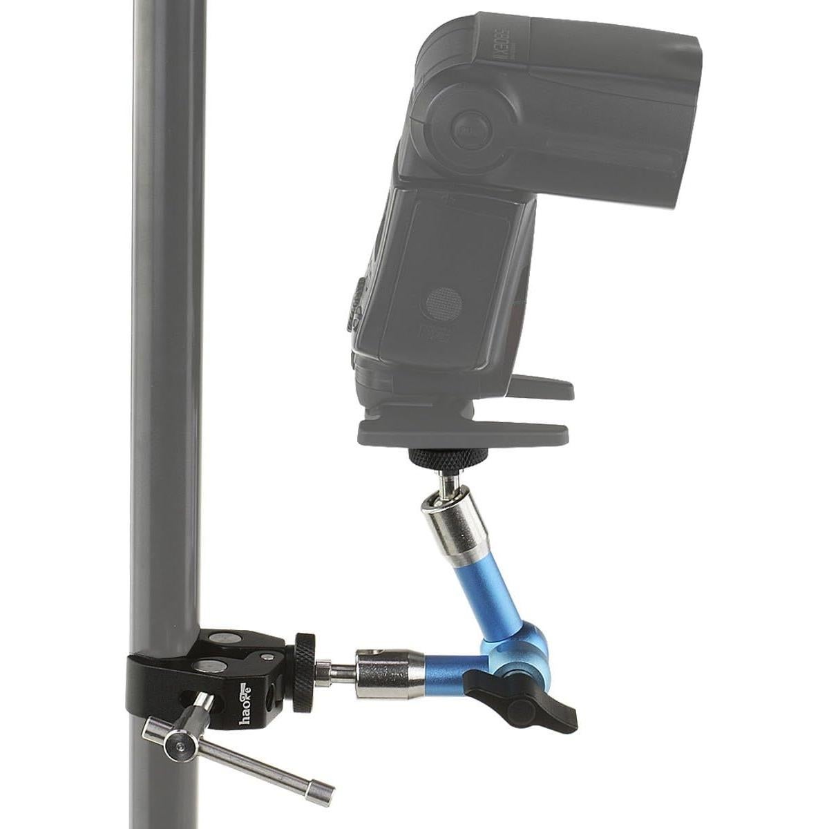 Brazo Mágico Articulado Haoge 190mm Acero Inoxidable con Abrazadera