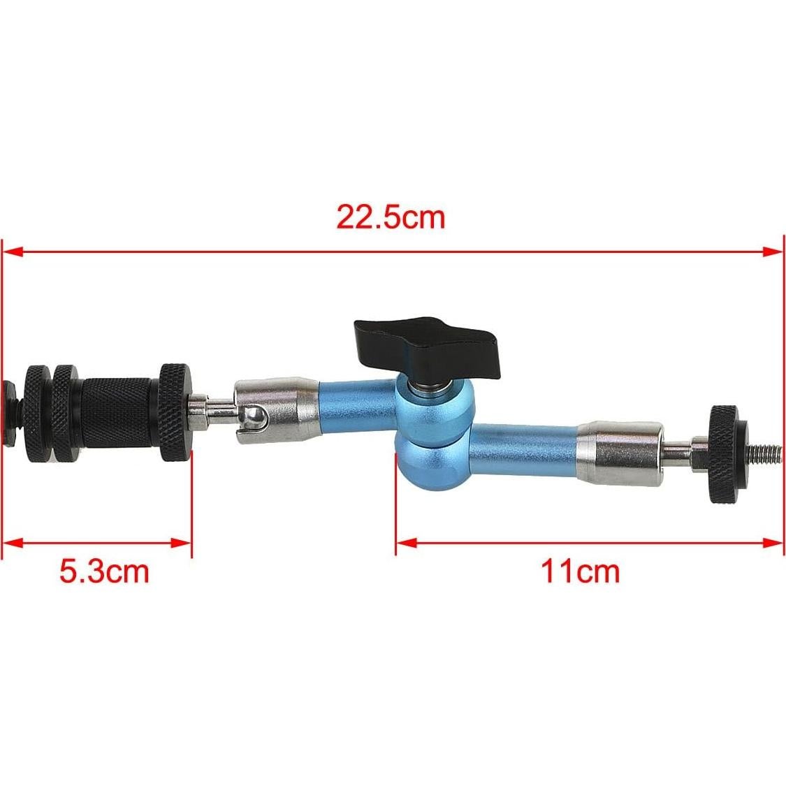 Brazo Mágico Articulado Haoge 190mm Acero Inoxidable con Abrazadera