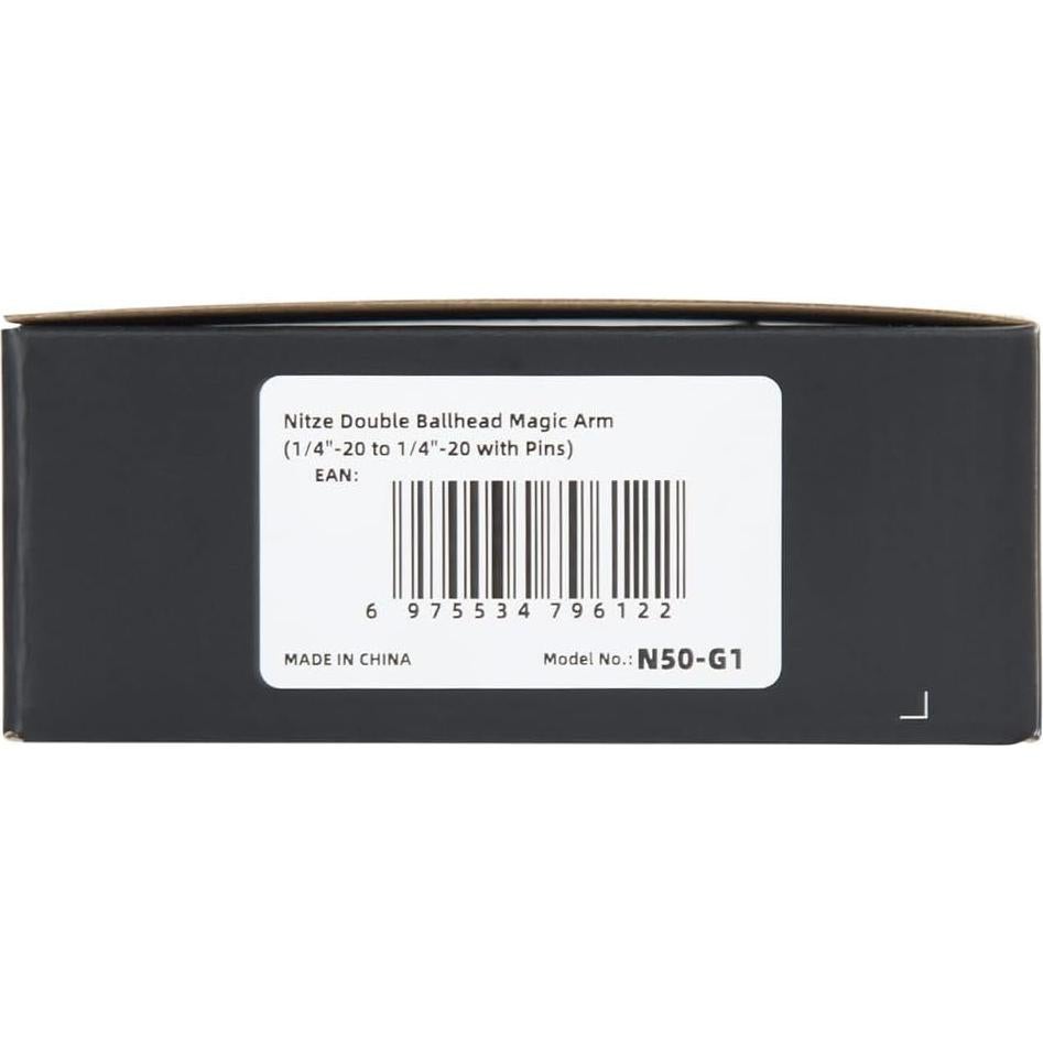 Brazo Mágico Nitze N50-G1 con Doble Cabezal Esférico 13.39cm