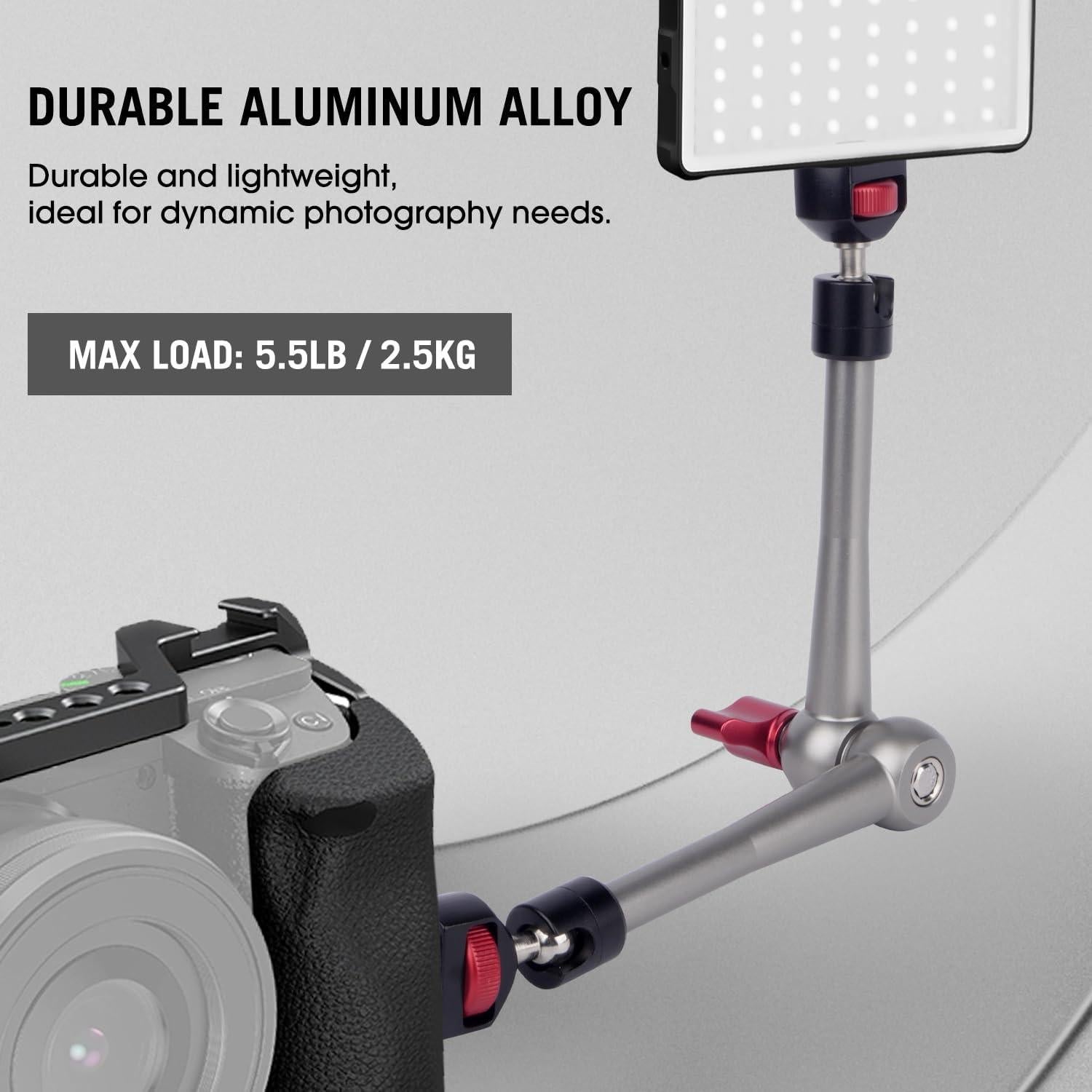 Soporte de Cámara Articulado Came-TV 11" Aluminio 2.5 kg