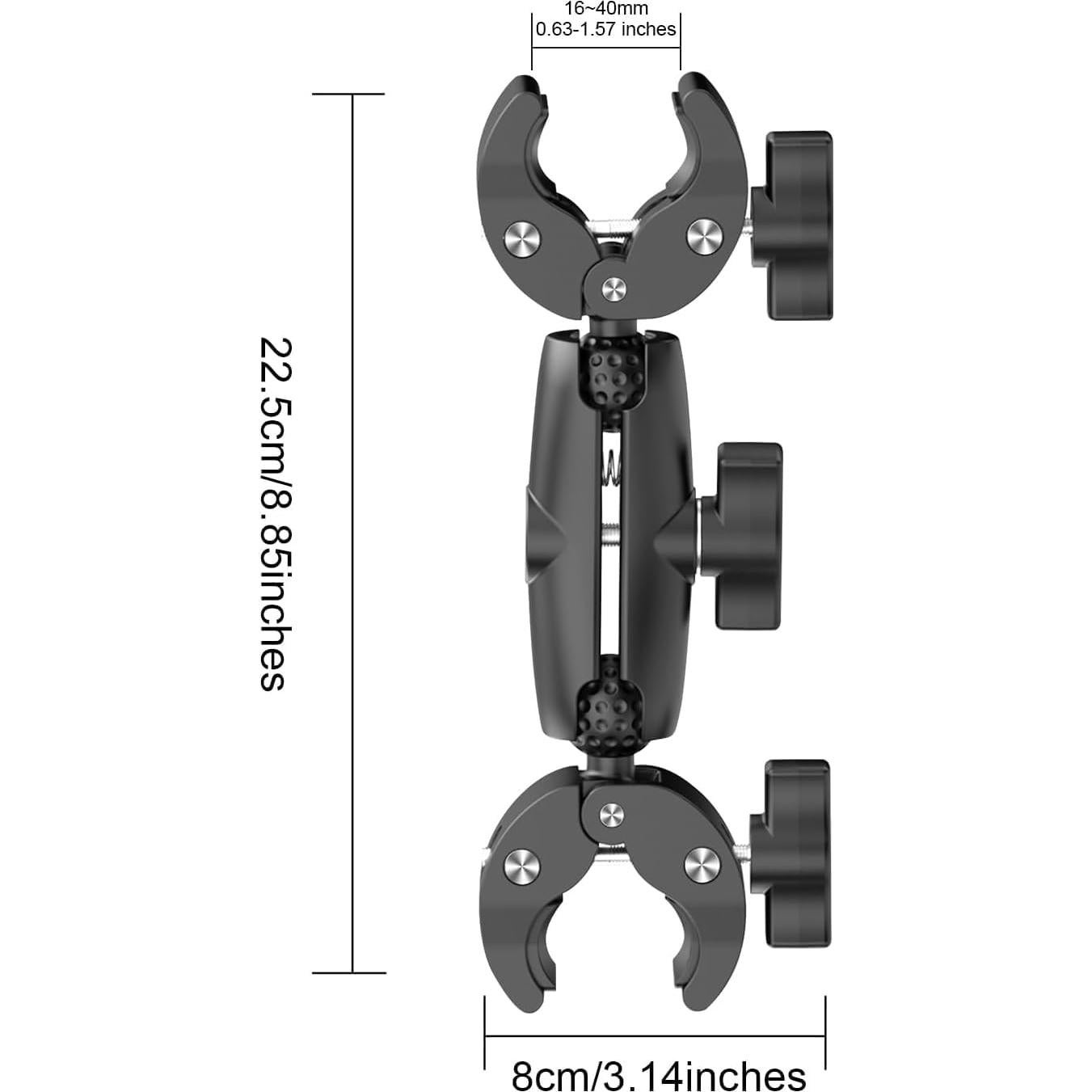 Abrazadera Doble de Cámara Magic Arm 2 Pcs Ajustable 360°