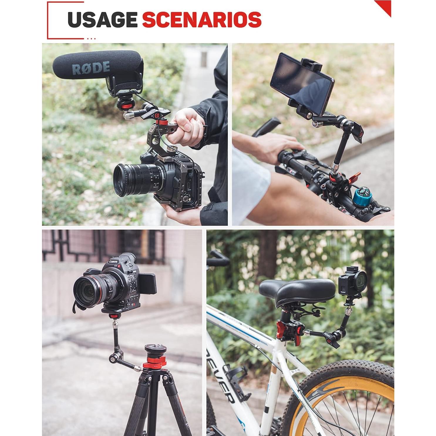 Brazo Mágico IFOOTAGE 24 cm Ajustable para Monitor y Luces