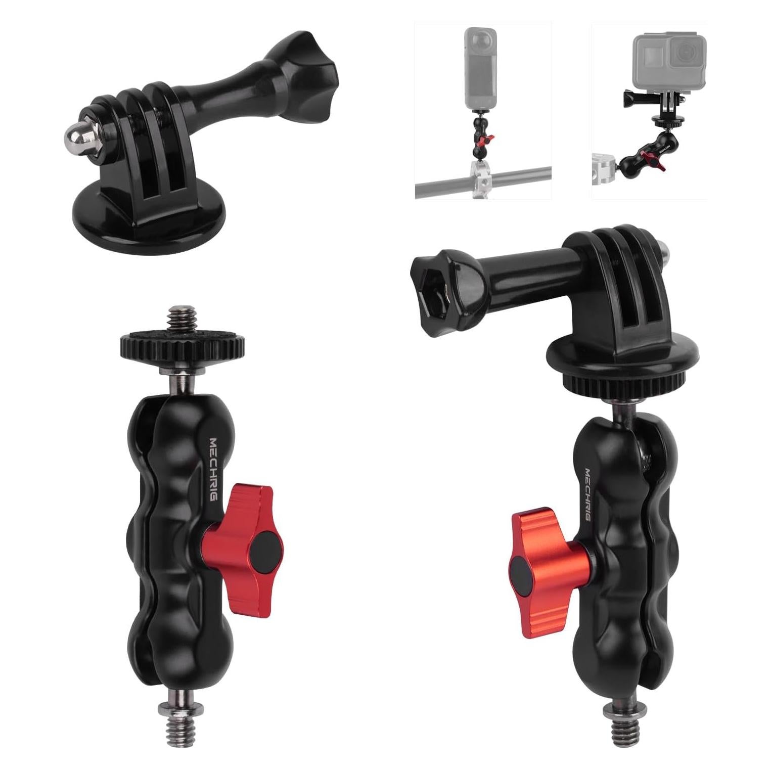 Kit de Brazo Mágico Mechrig - 2 Piezas, Ajustable 360°