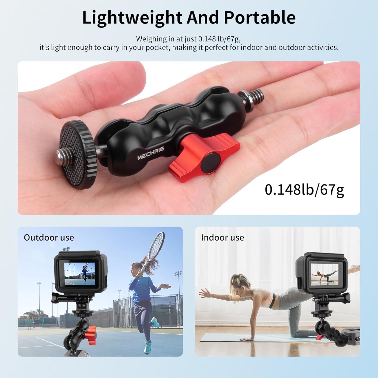 Kit de Brazo Mágico Mechrig - 2 Piezas, Ajustable 360°