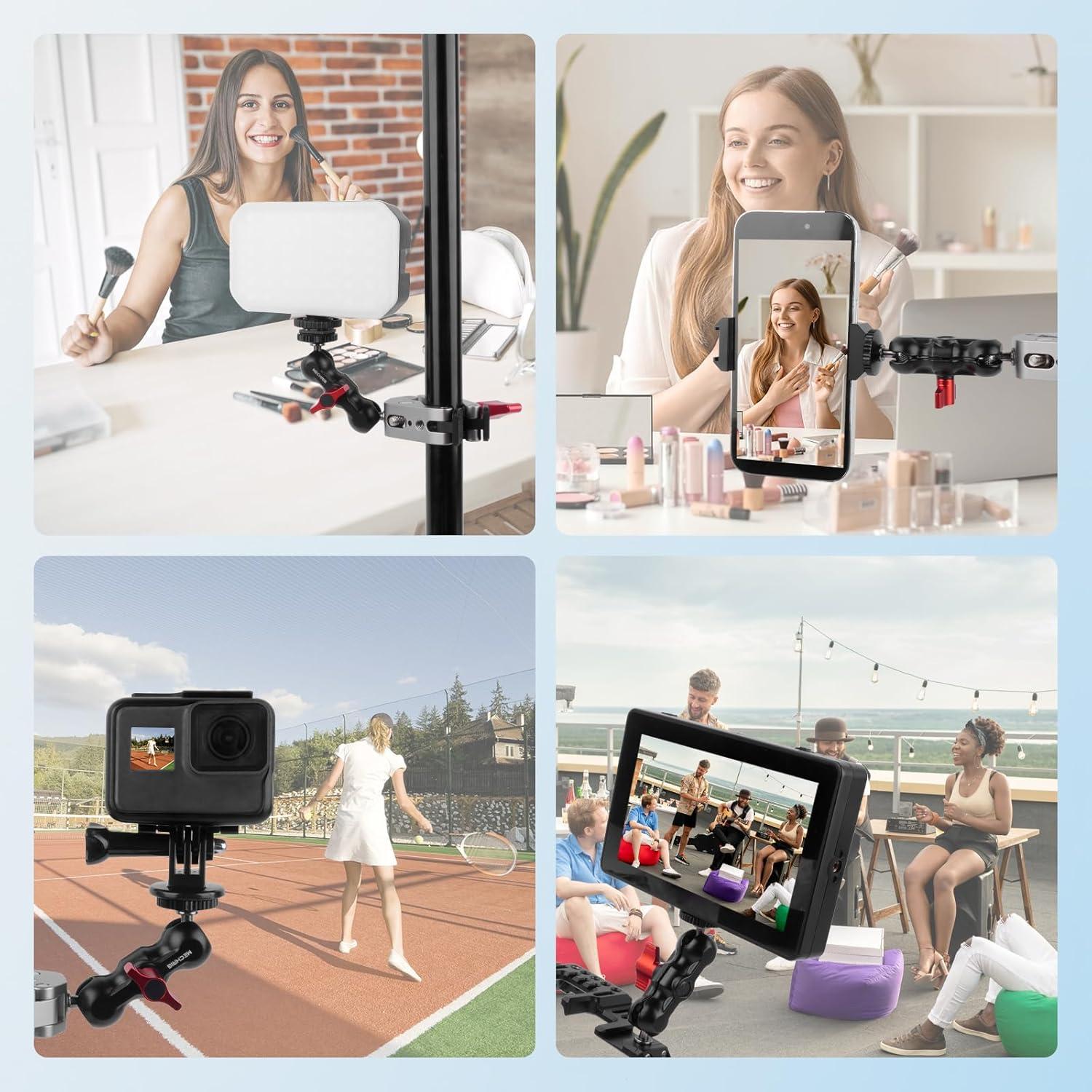 Kit de Brazo Mágico Mechrig - 2 Piezas, Ajustable 360°