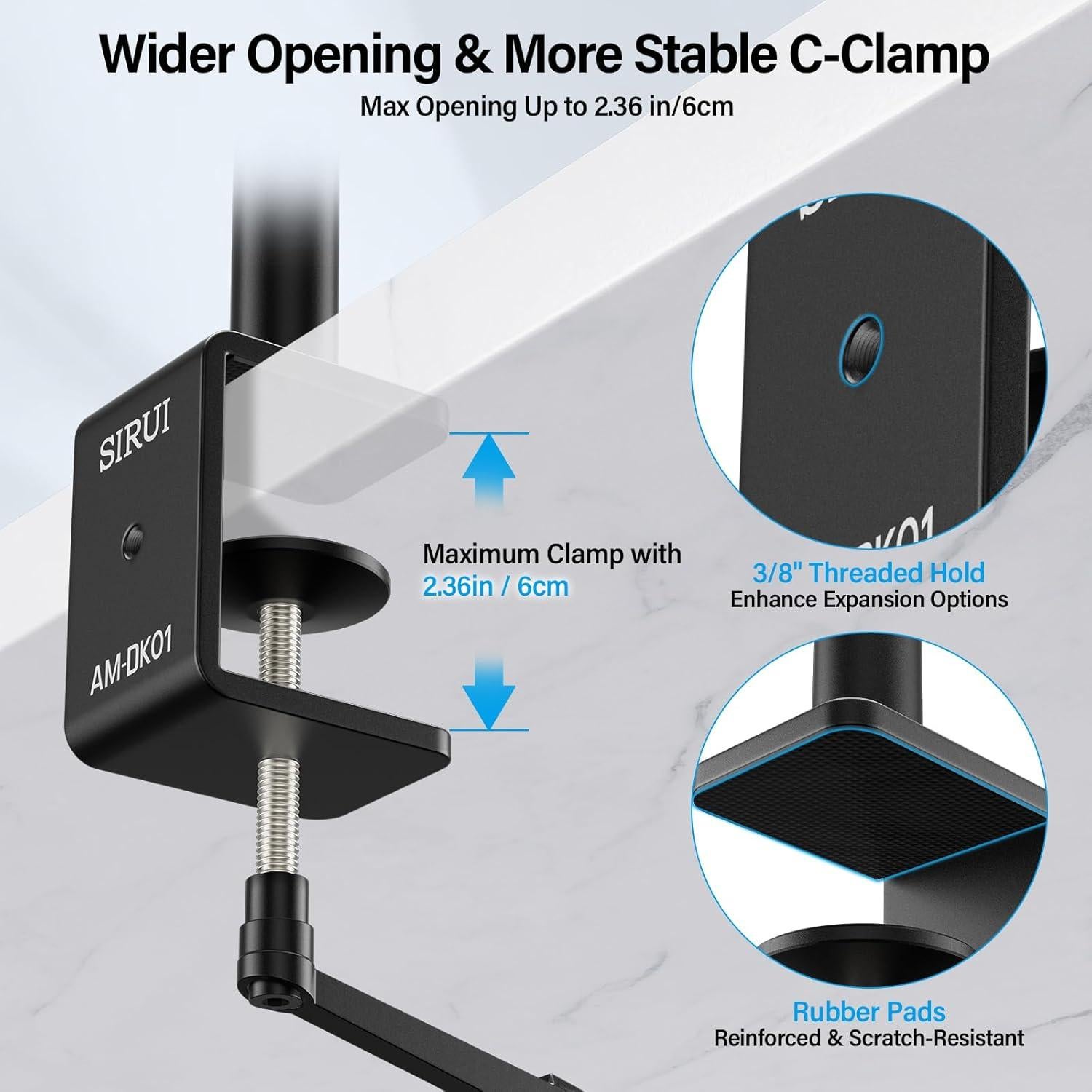 Soporte de Escritorio SIRUI AM-DK01 para Cámara 102 cm
