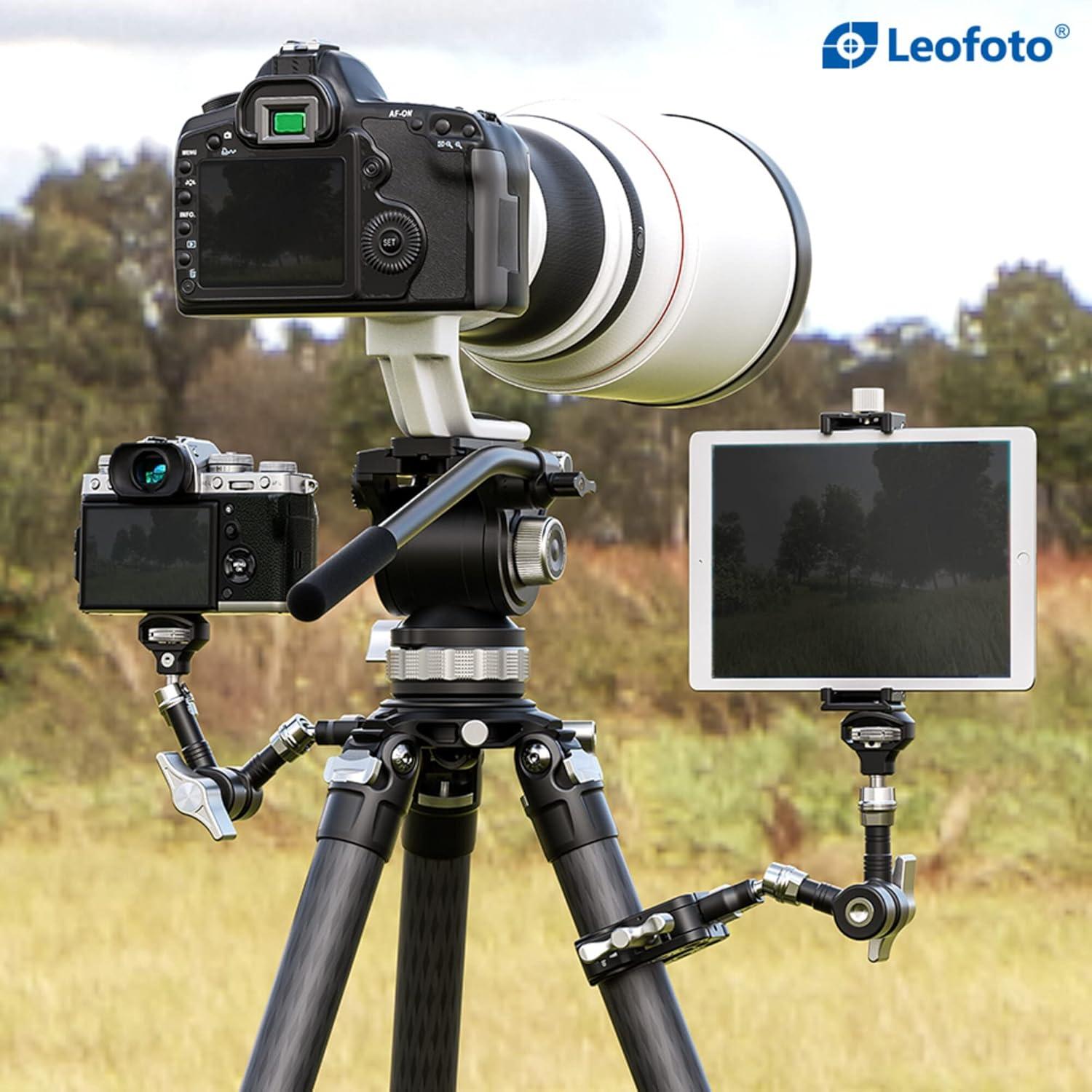 Leofoto AM-5 Kit Versa Magic Arm Pesado con Adaptadores