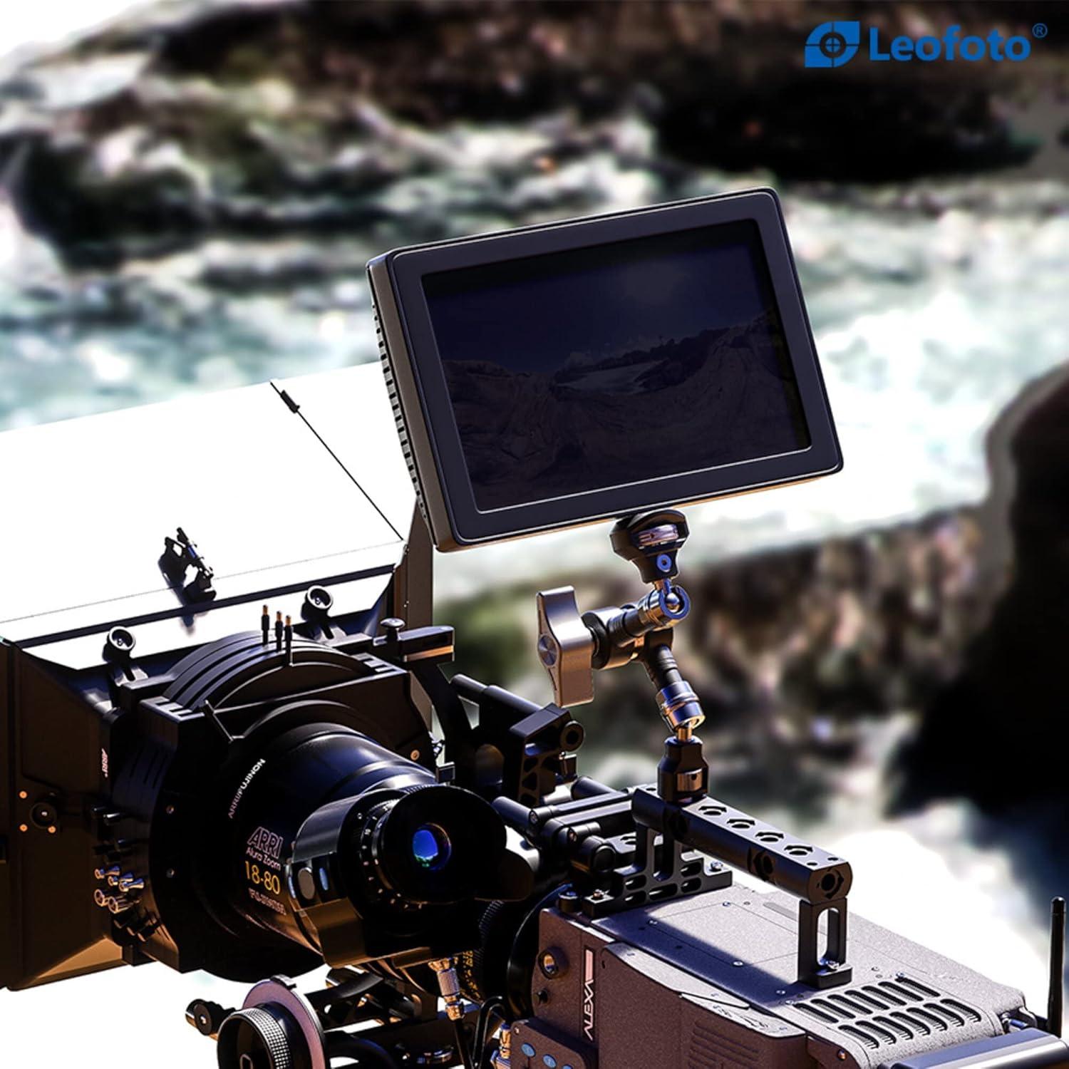 Leofoto AM-5 Kit Versa Magic Arm Pesado con Adaptadores