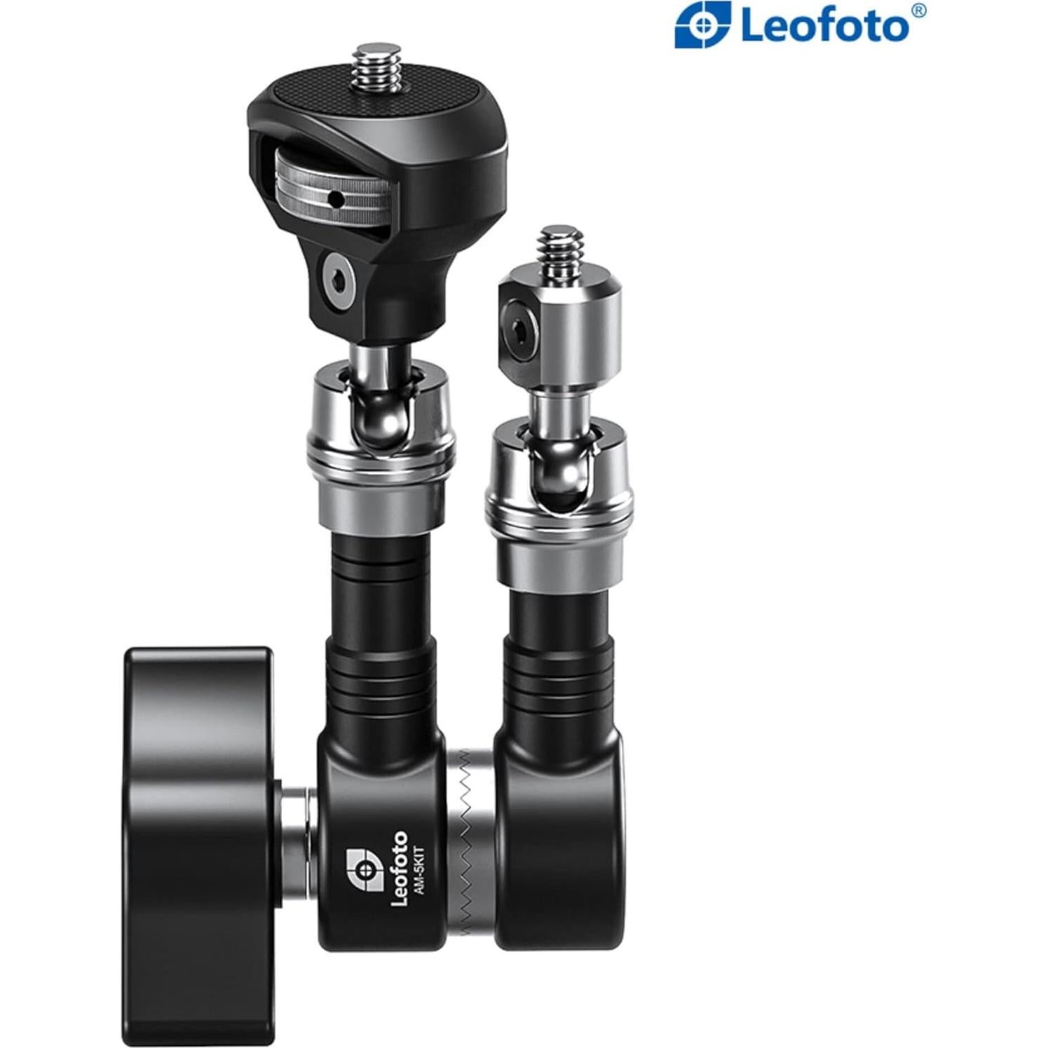 Leofoto AM-5 Kit Versa Magic Arm Pesado con Adaptadores