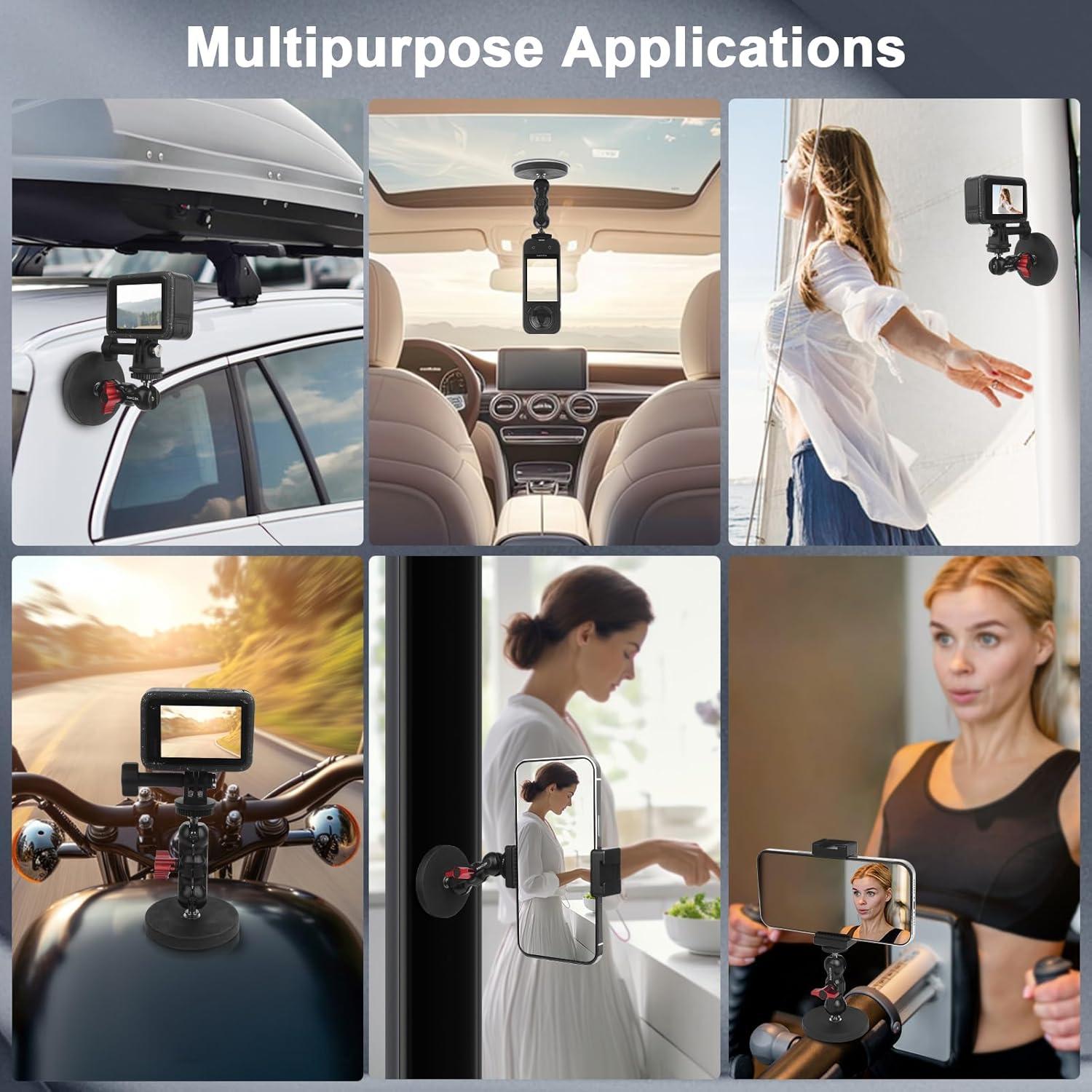 Soporte Magnético para Cámara Mechrig con Base de 360°