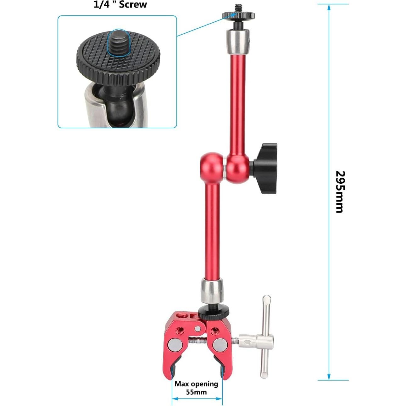 Brazo Mágico Articulado 25.4 cm CAMVATE con Abrazadera