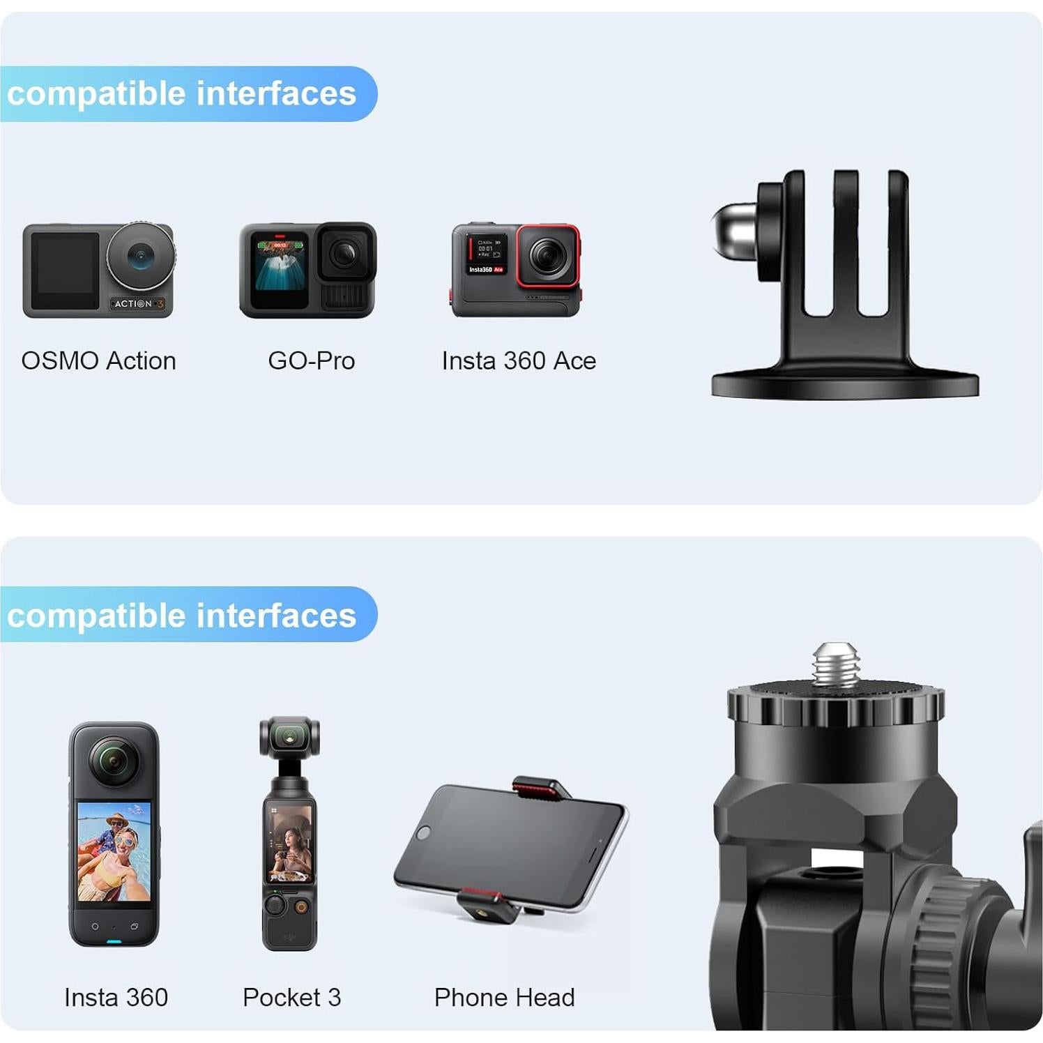 Soporte Super Clamp Mechrig con Brazo Mágico para Cámara