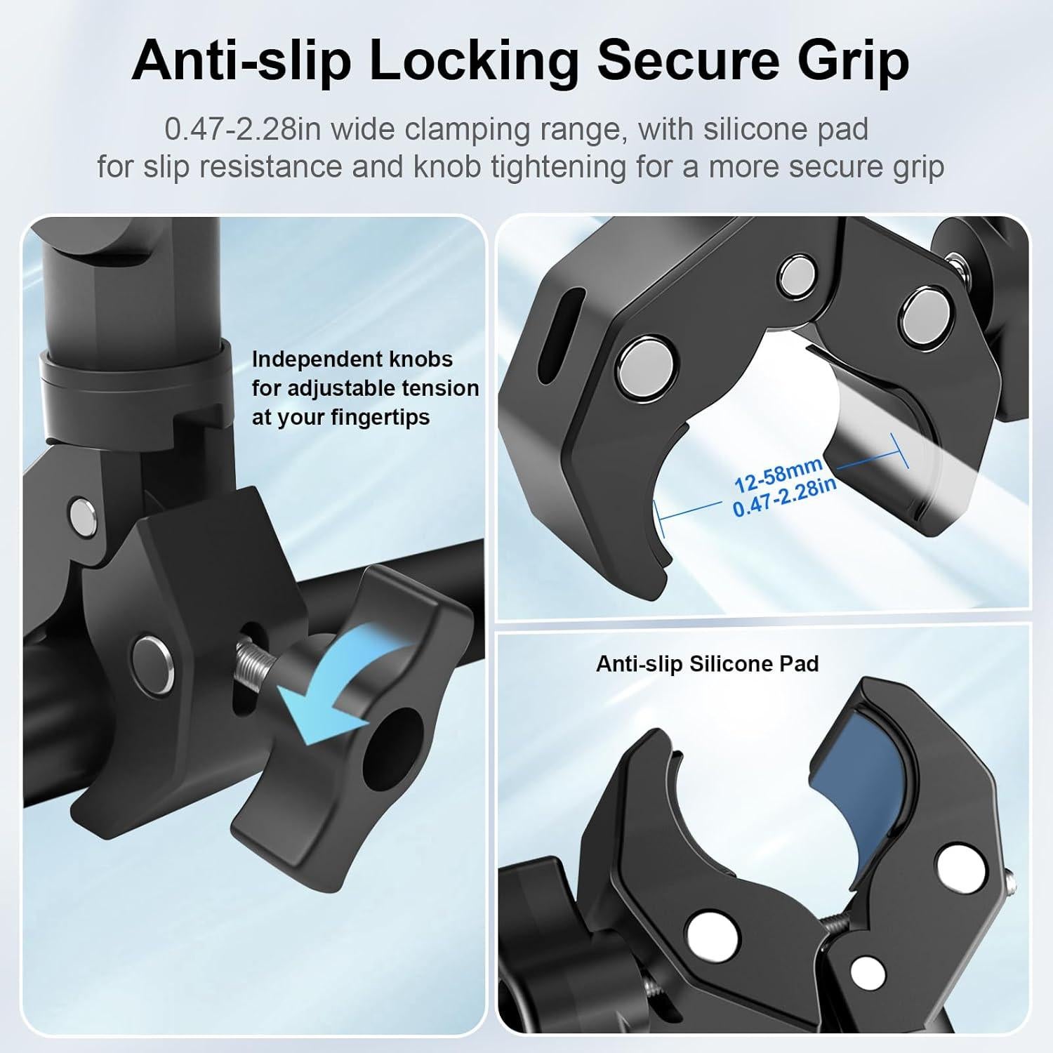 Soporte Super Clamp Mechrig con Brazo Mágico para Cámara