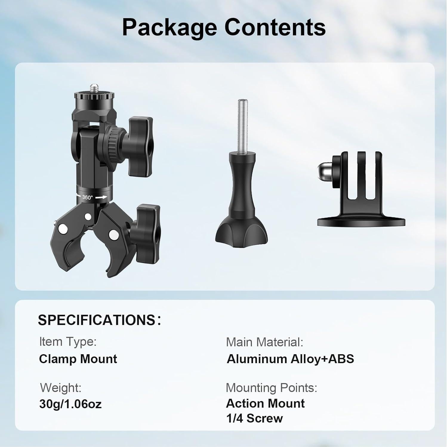 Soporte Super Clamp Mechrig con Brazo Mágico para Cámara