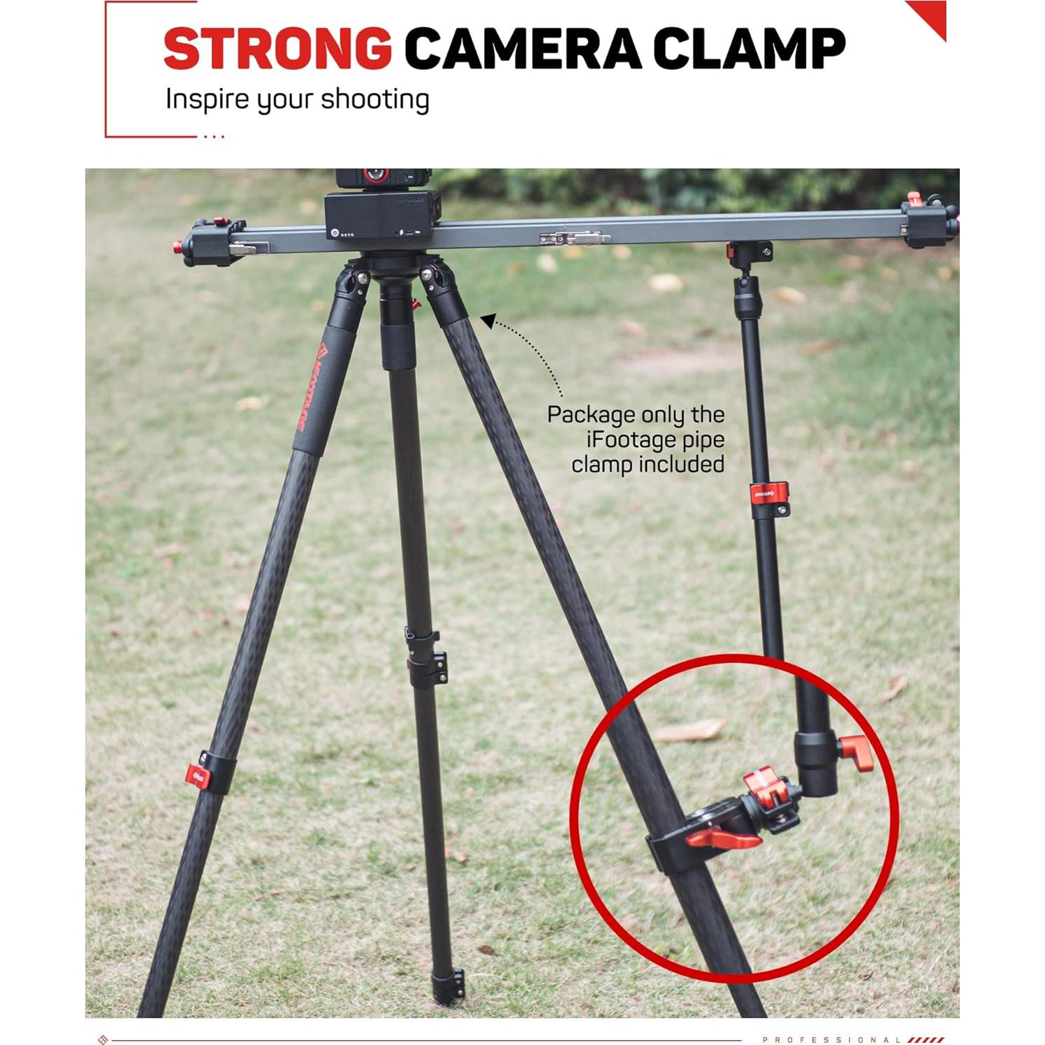 Soporte de Cámara iFootage PC-01 Abrazadera Trípode 18-50mm