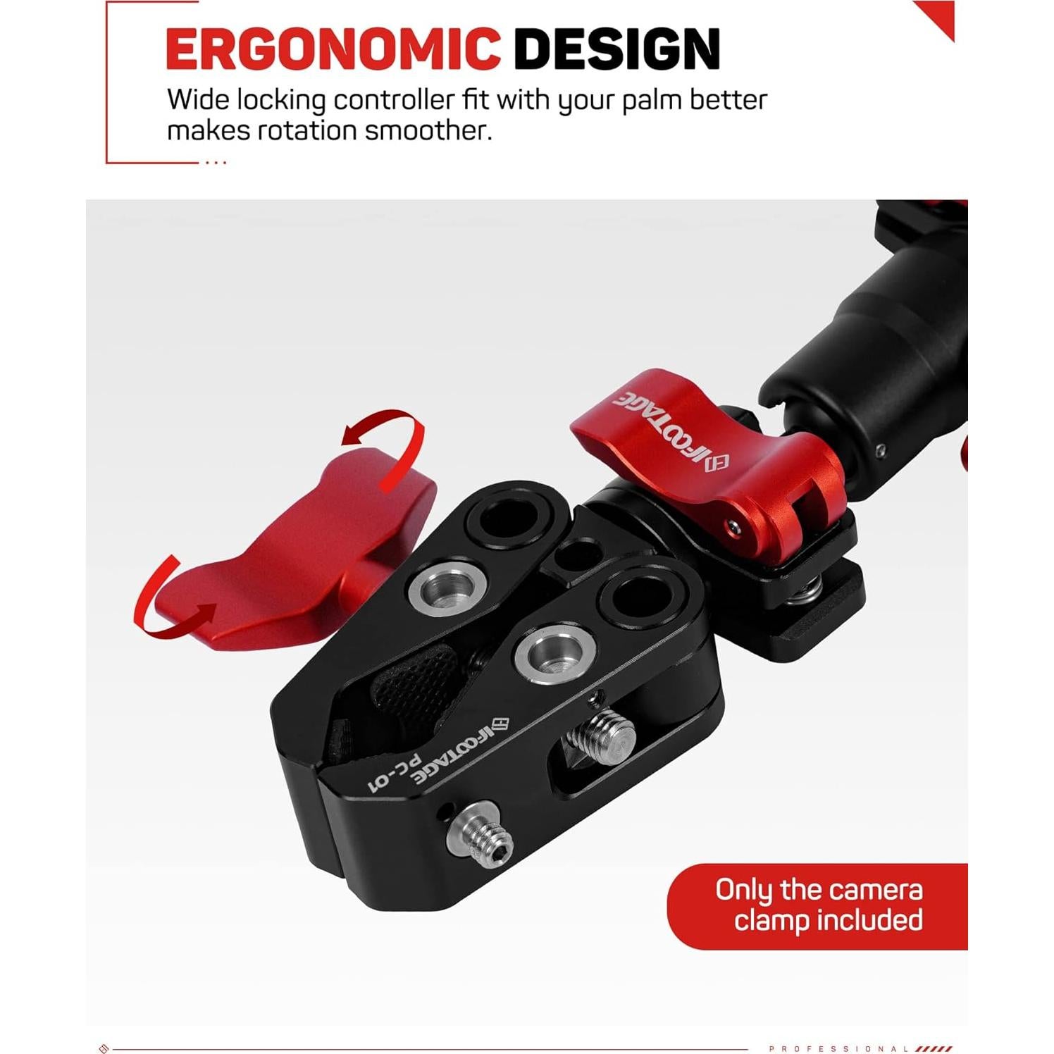 Soporte de Cámara iFootage PC-01 Abrazadera Trípode 18-50mm