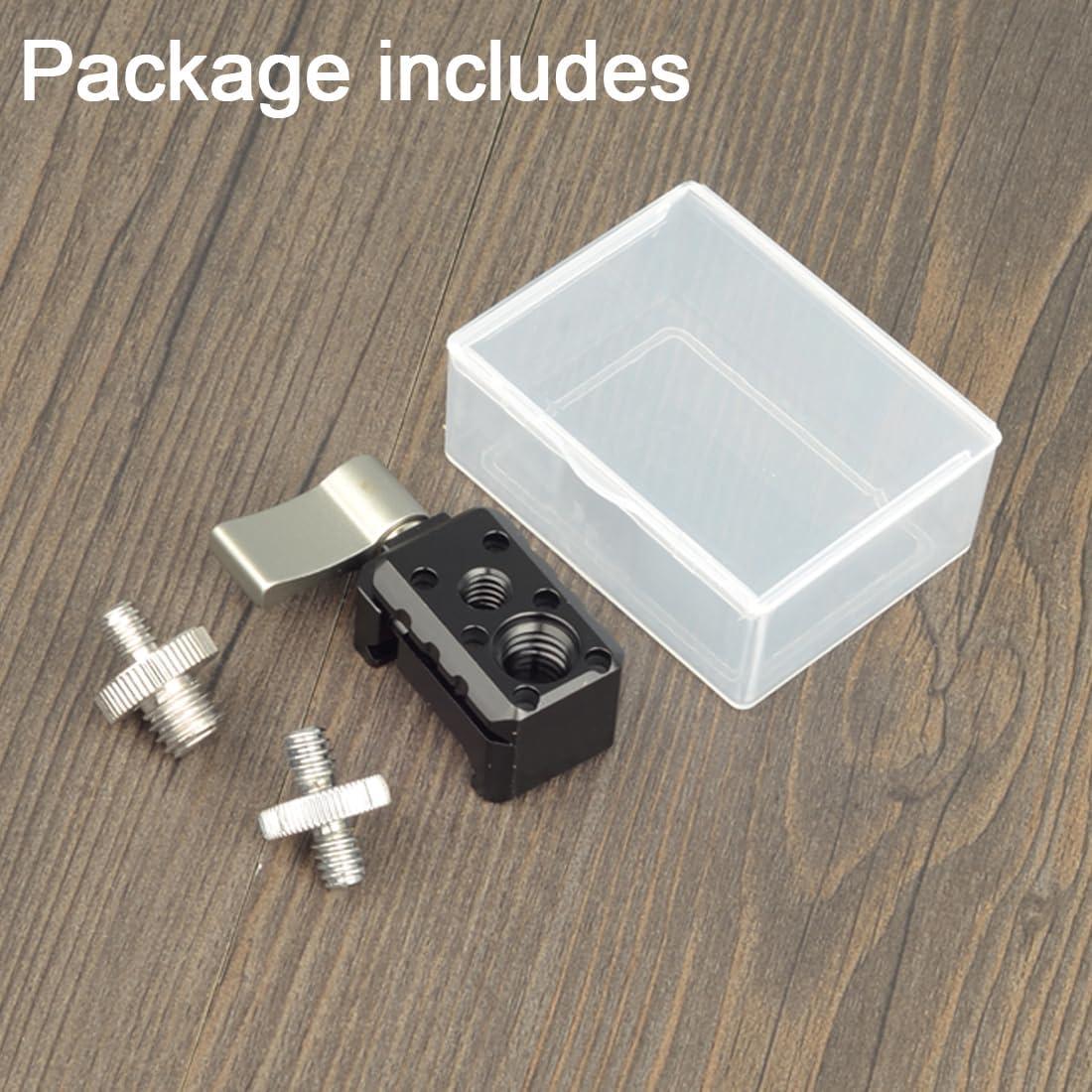 Abrazadera NATO DEKEENSTAR NC20 con Roscas 1/4 y 3/8