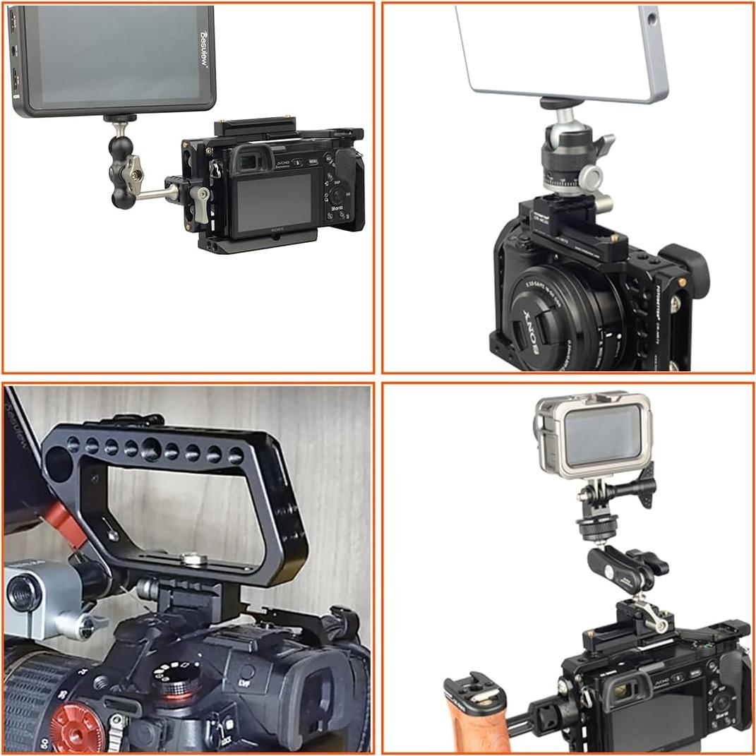 Abrazadera NATO DEKEENSTAR NC20 con Roscas 1/4 y 3/8