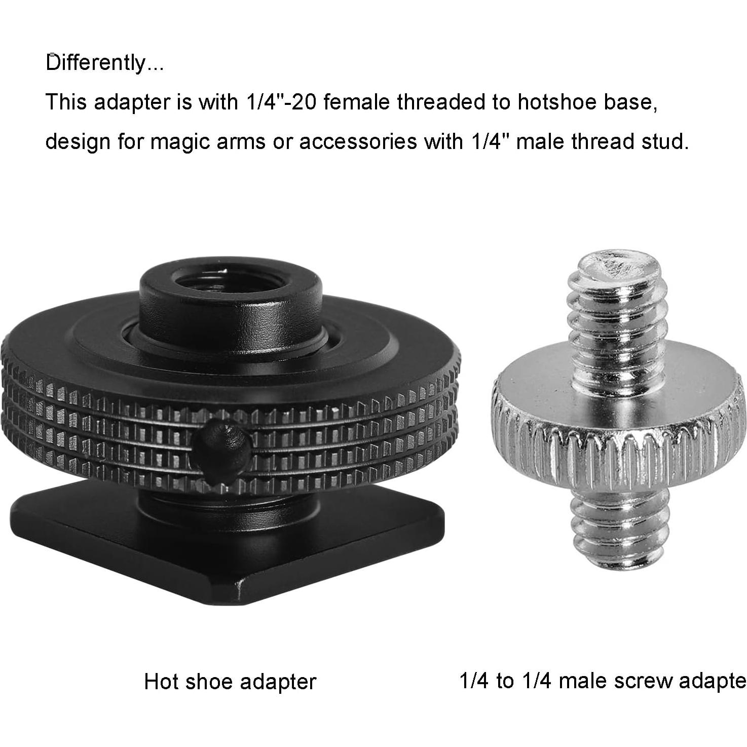 Adaptador de zapata caliente LUORNG con disco reforzado 1/4