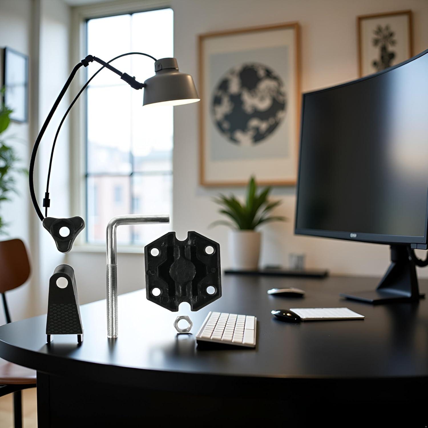 Soporte de Abrazadera para Micrófonos Jowxsx - Metal Ajustable