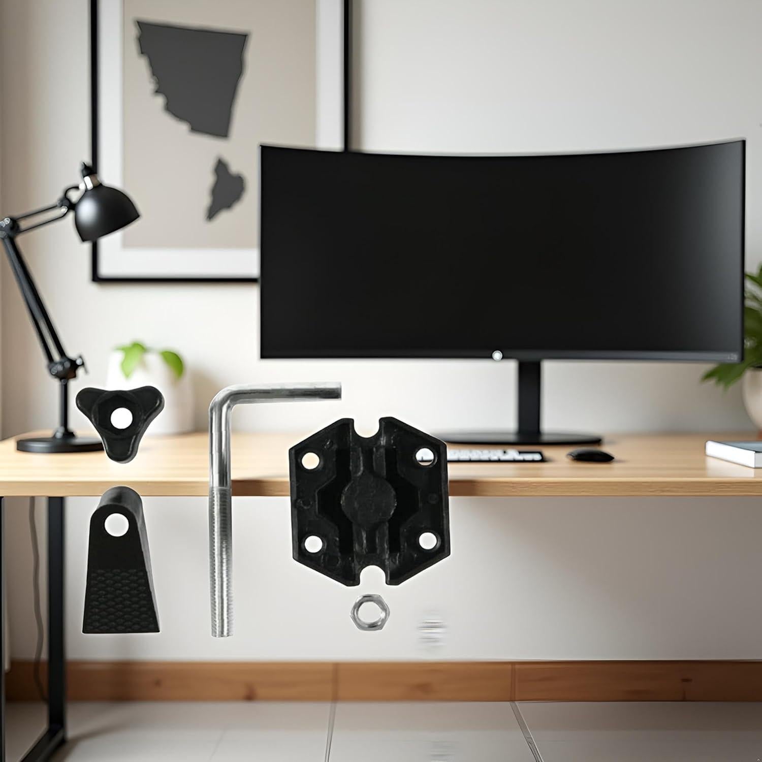 Soporte de Abrazadera para Micrófonos Jowxsx - Metal Ajustable