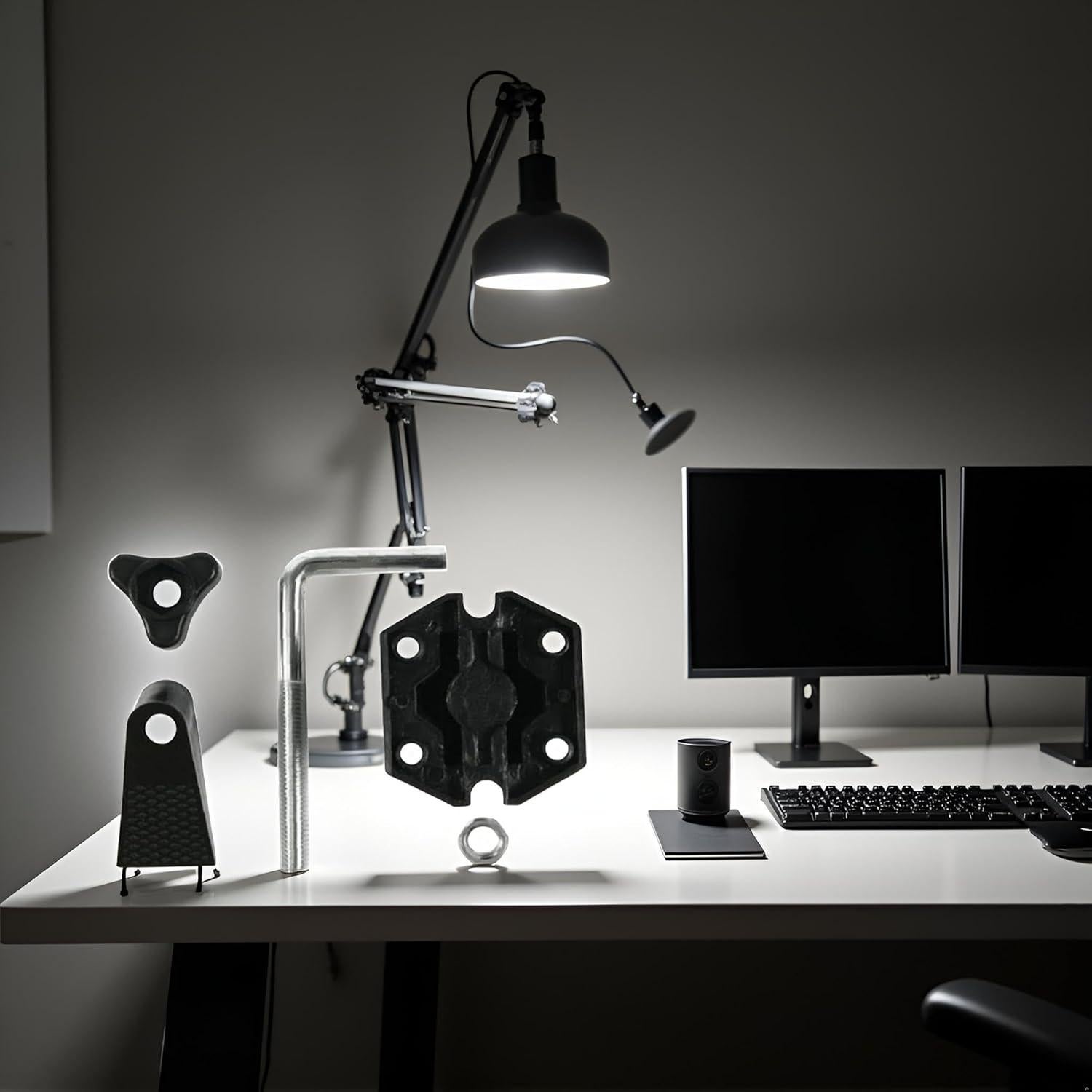 Soporte de Abrazadera para Micrófonos Jowxsx - Metal Ajustable