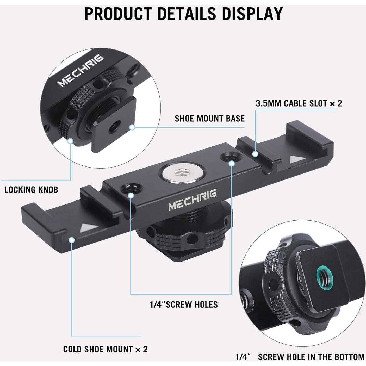 Barra de Extensión de Zapata Fría Dual Mechrig 10.16 cm