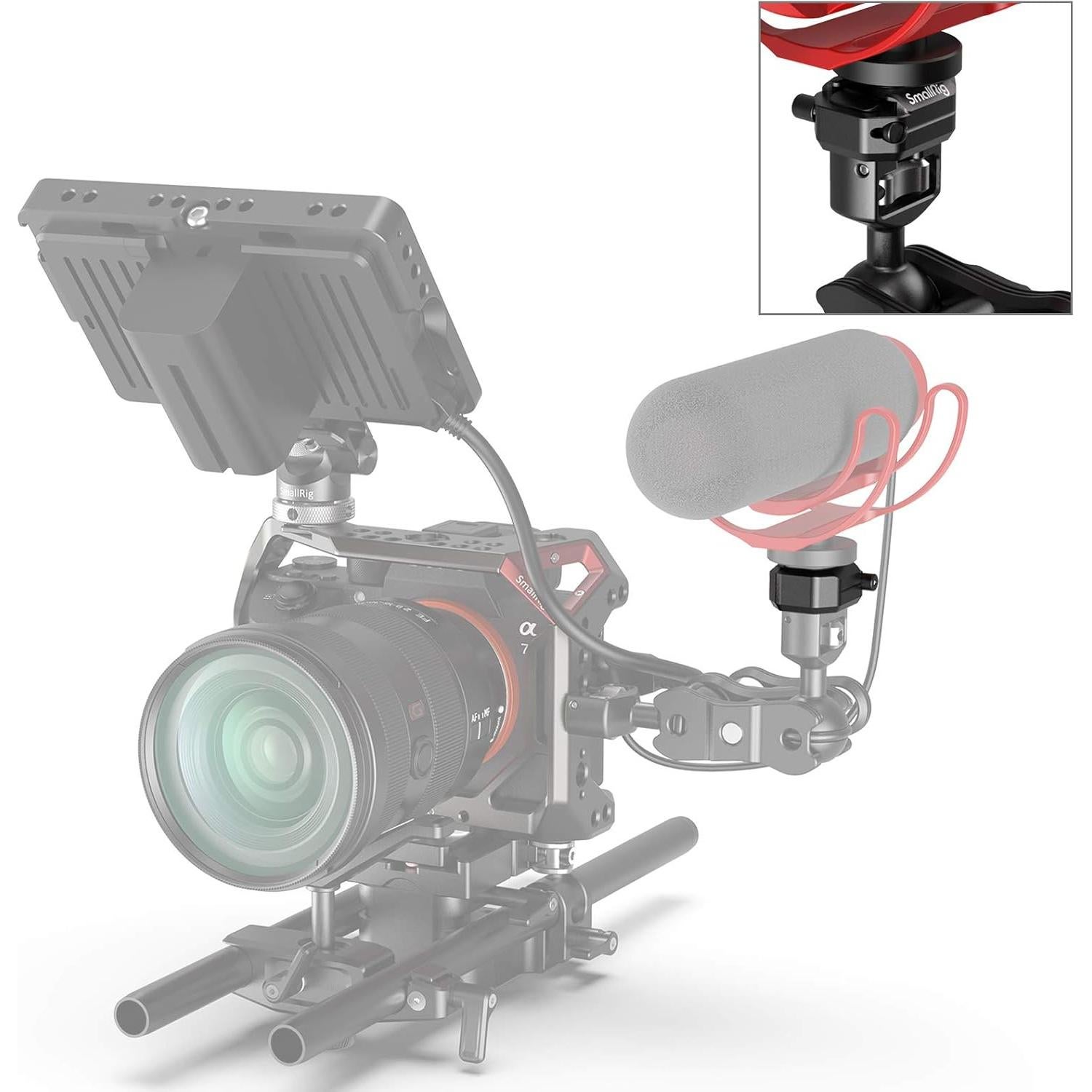 Soporte Universal de Zapata Fría SmallRig 2797 - Adaptador Multifuncional