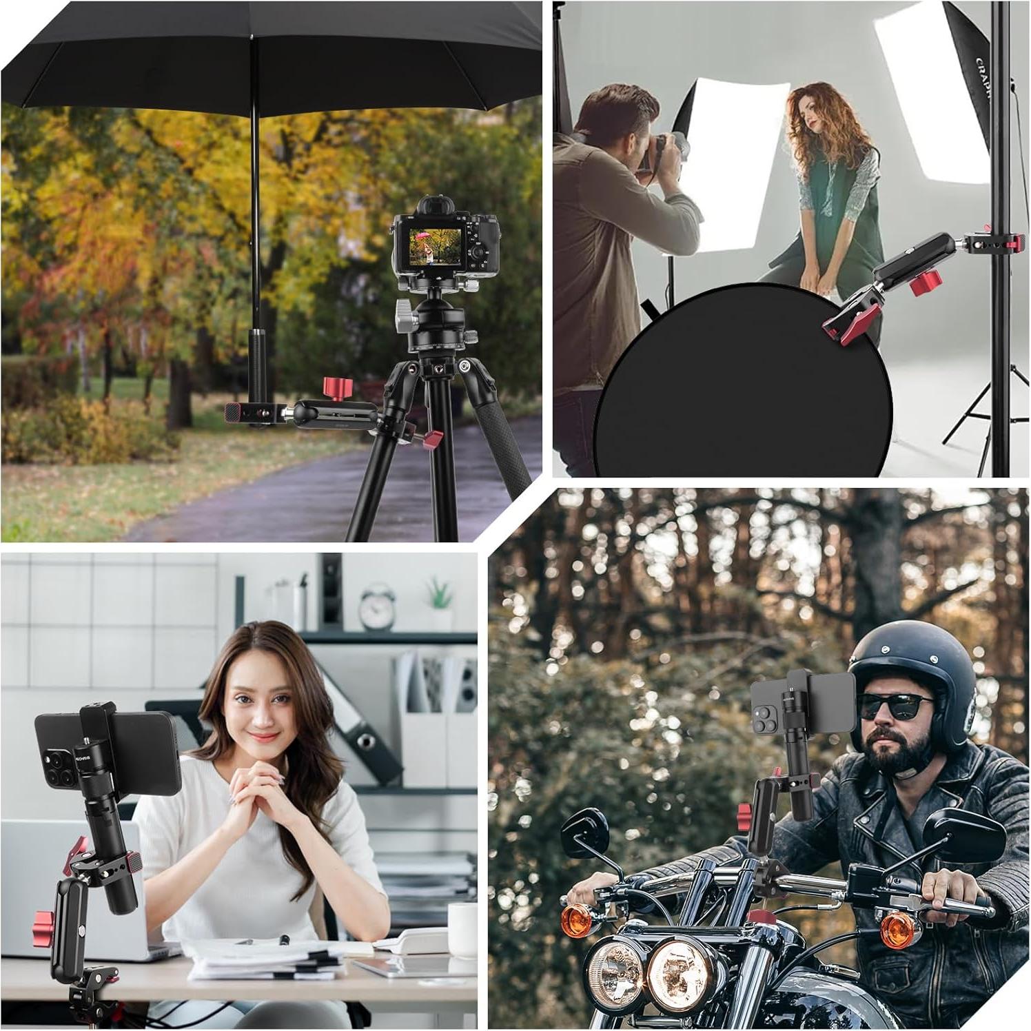 Doble Abrazadera Mágica Mechrig MRJC010 para Montaje de Cámara