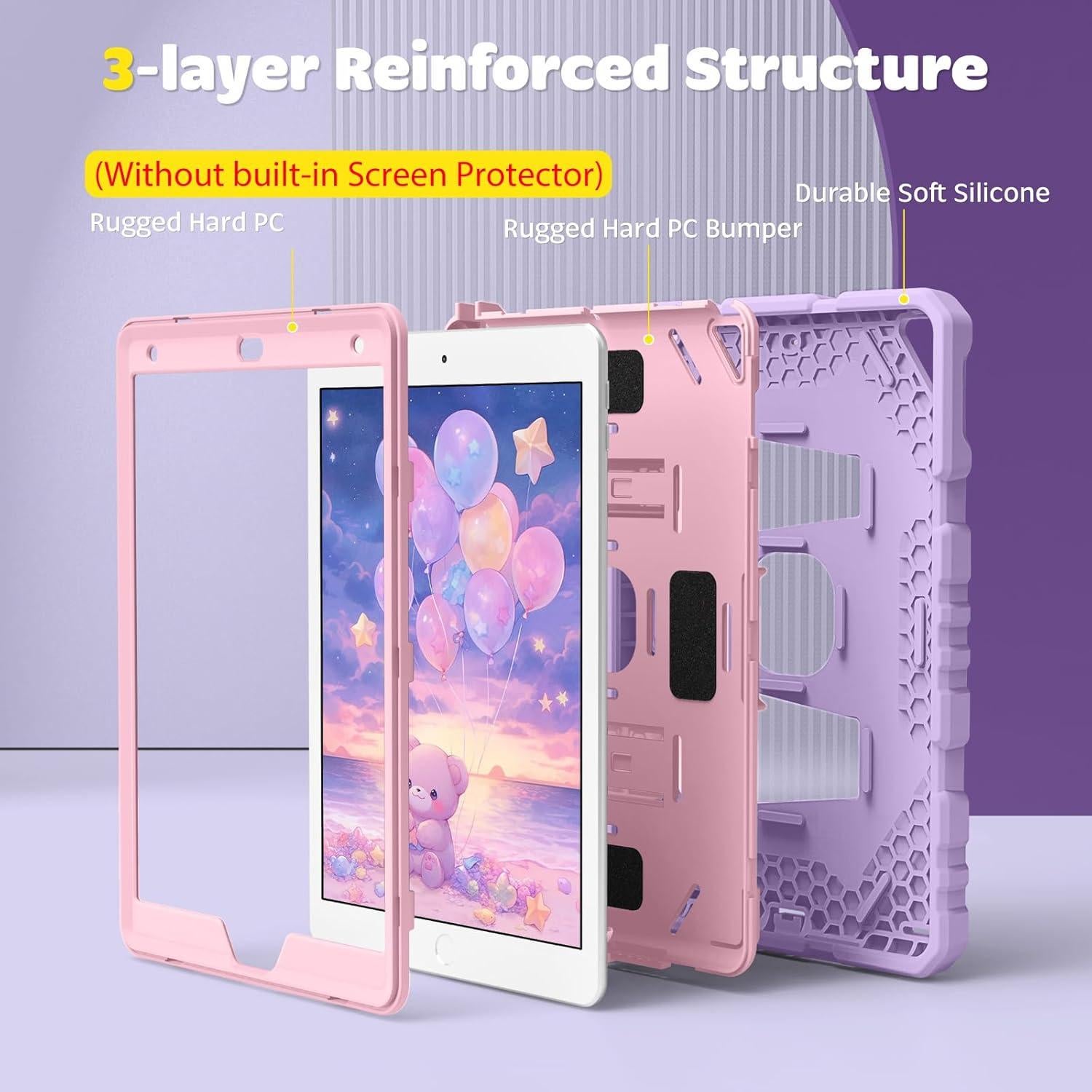 Funda Fintie para iPad 10.2" 9ª 8ª 7ª Generación Morado