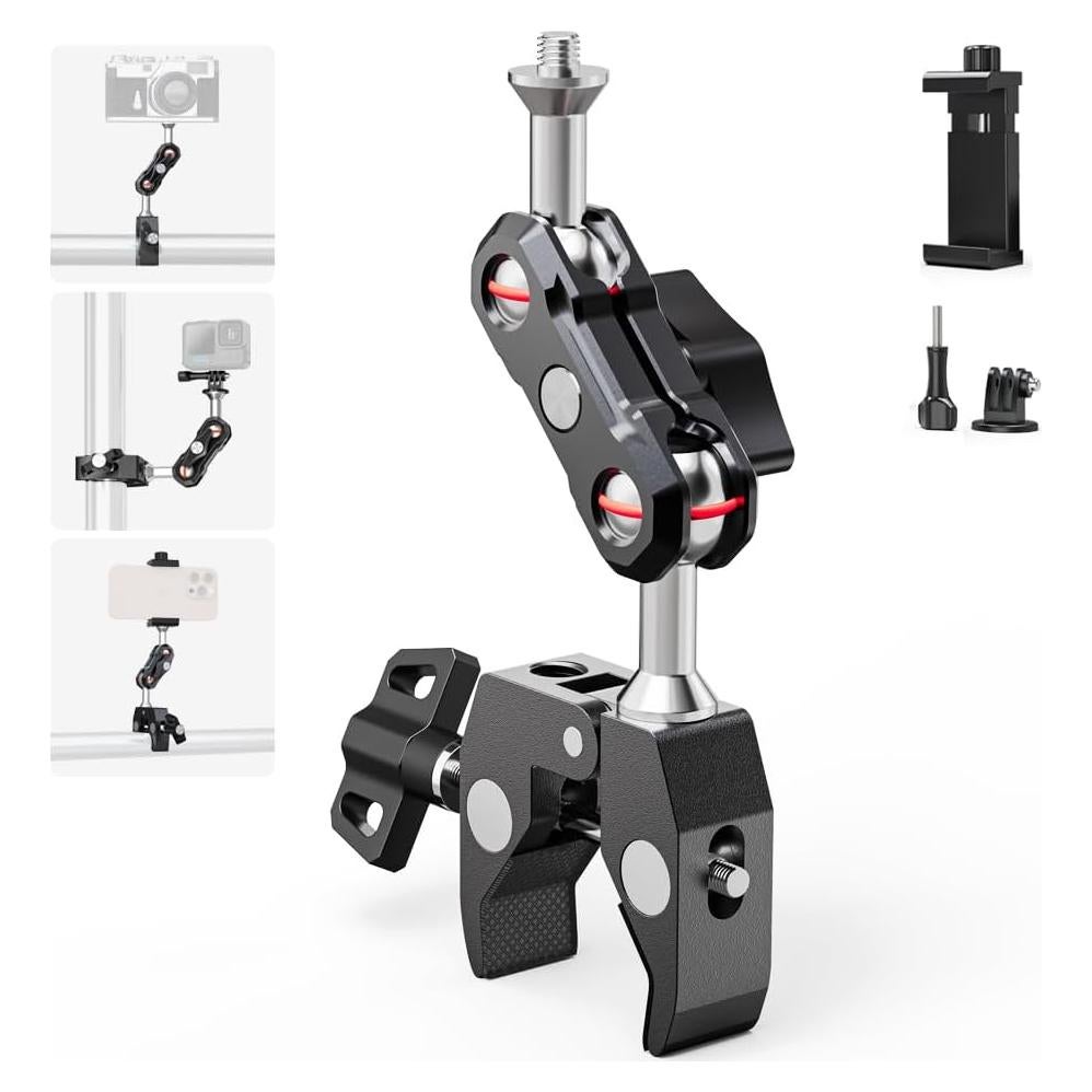 Soporte de Abrazadera para Cámara SOH Mingying - Aluminio 220g