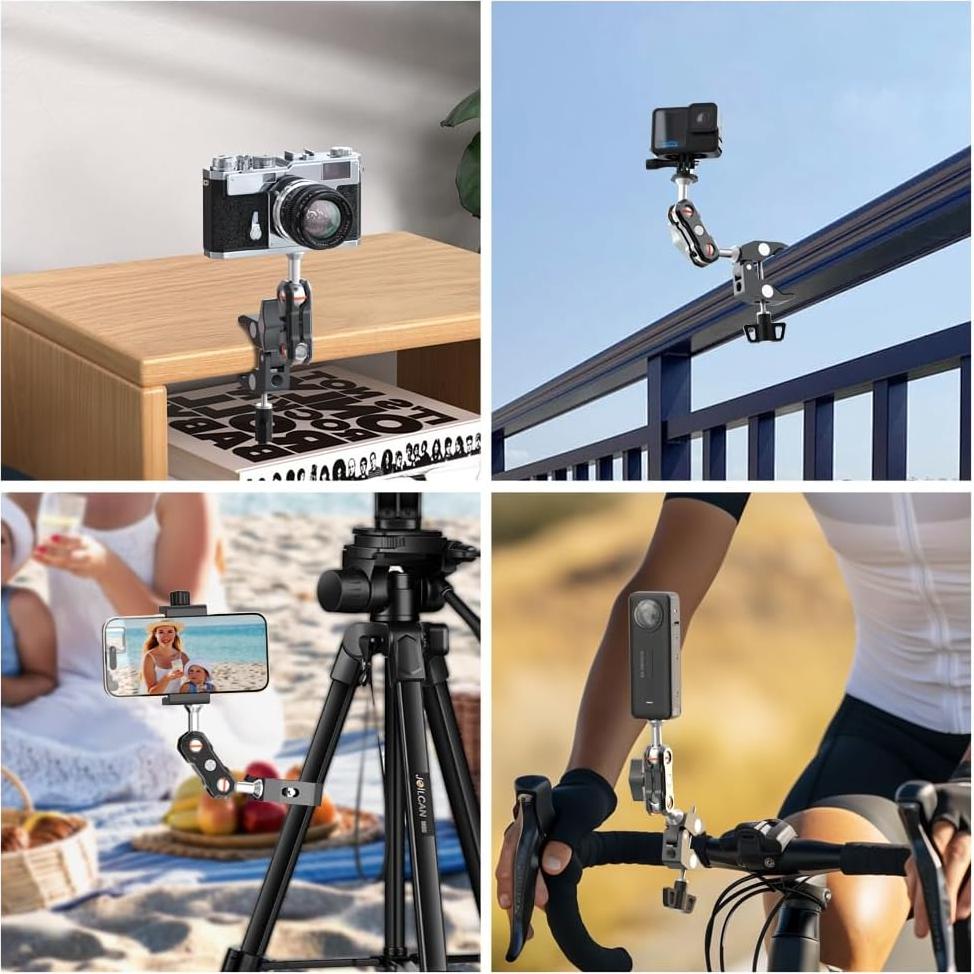 Soporte de Abrazadera para Cámara SOH Mingying - Aluminio 220g