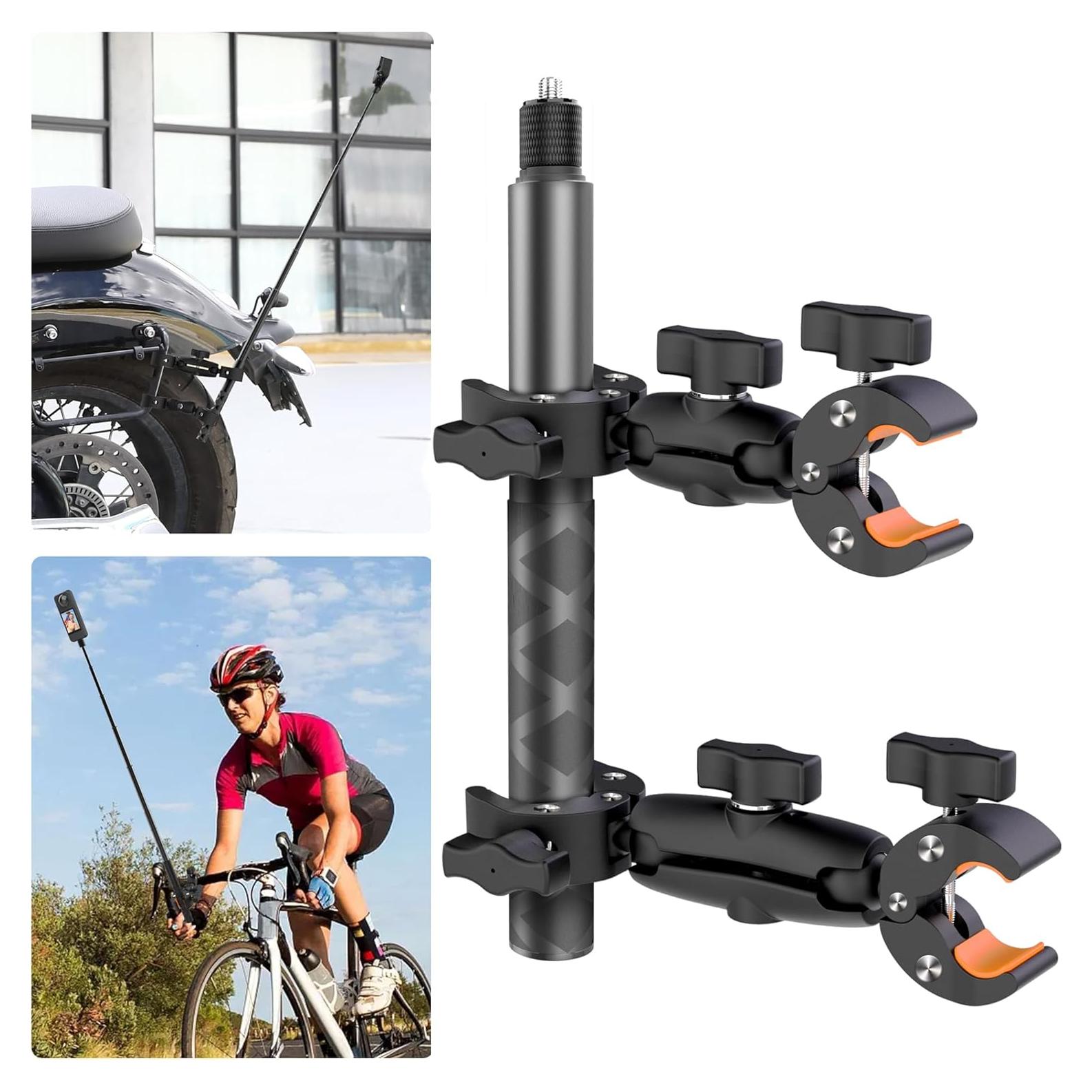 Soporte de Manillar para Bicicleta KOQEIEY con Palo de Selfie