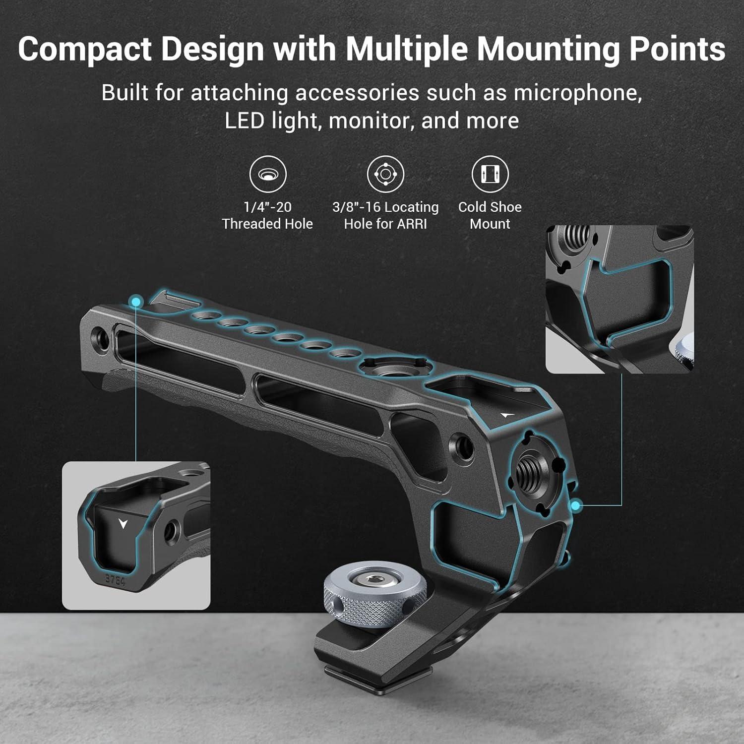 Mango Superior SmallRig 3764 con 5 Zapatas Frías - 130g