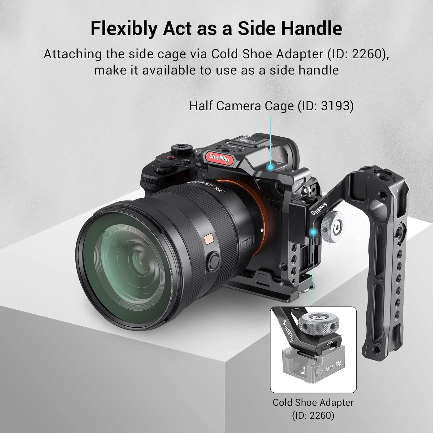 Mango Superior SmallRig 3764 con 5 Zapatas Frías - 130g