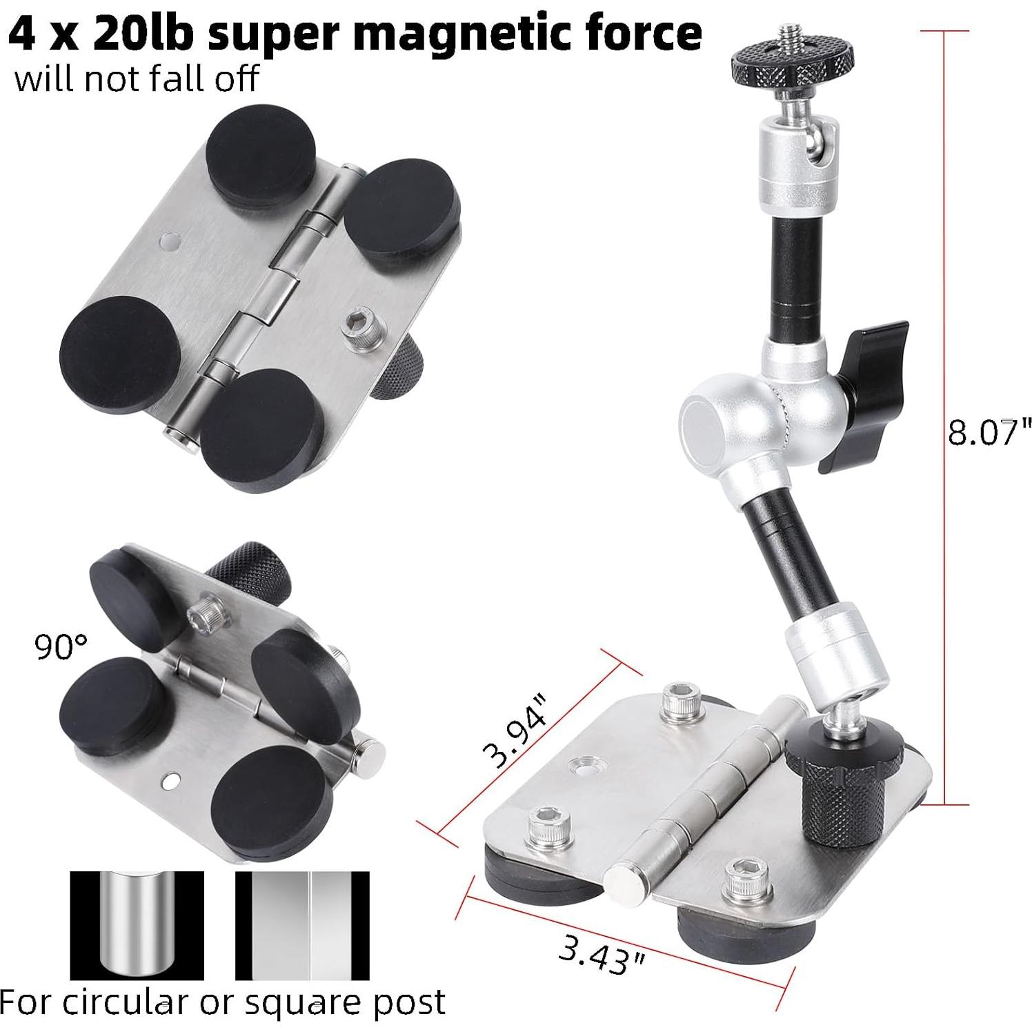 Montaje Magnético para Teléfono FPN + Clip para Cerca - Graba Juegos