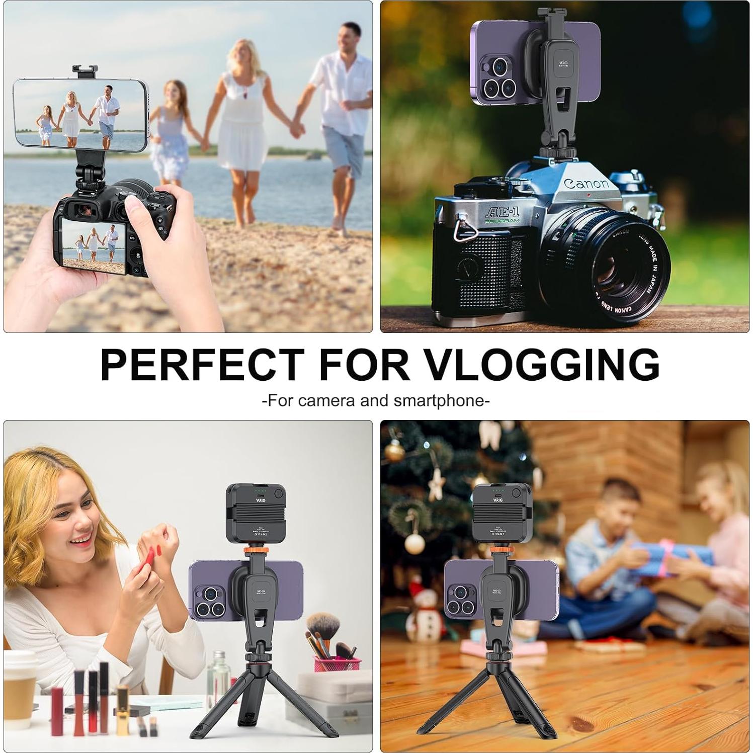 Soporte de trípode magnético VRIG MG-03 para iPhone y cámaras