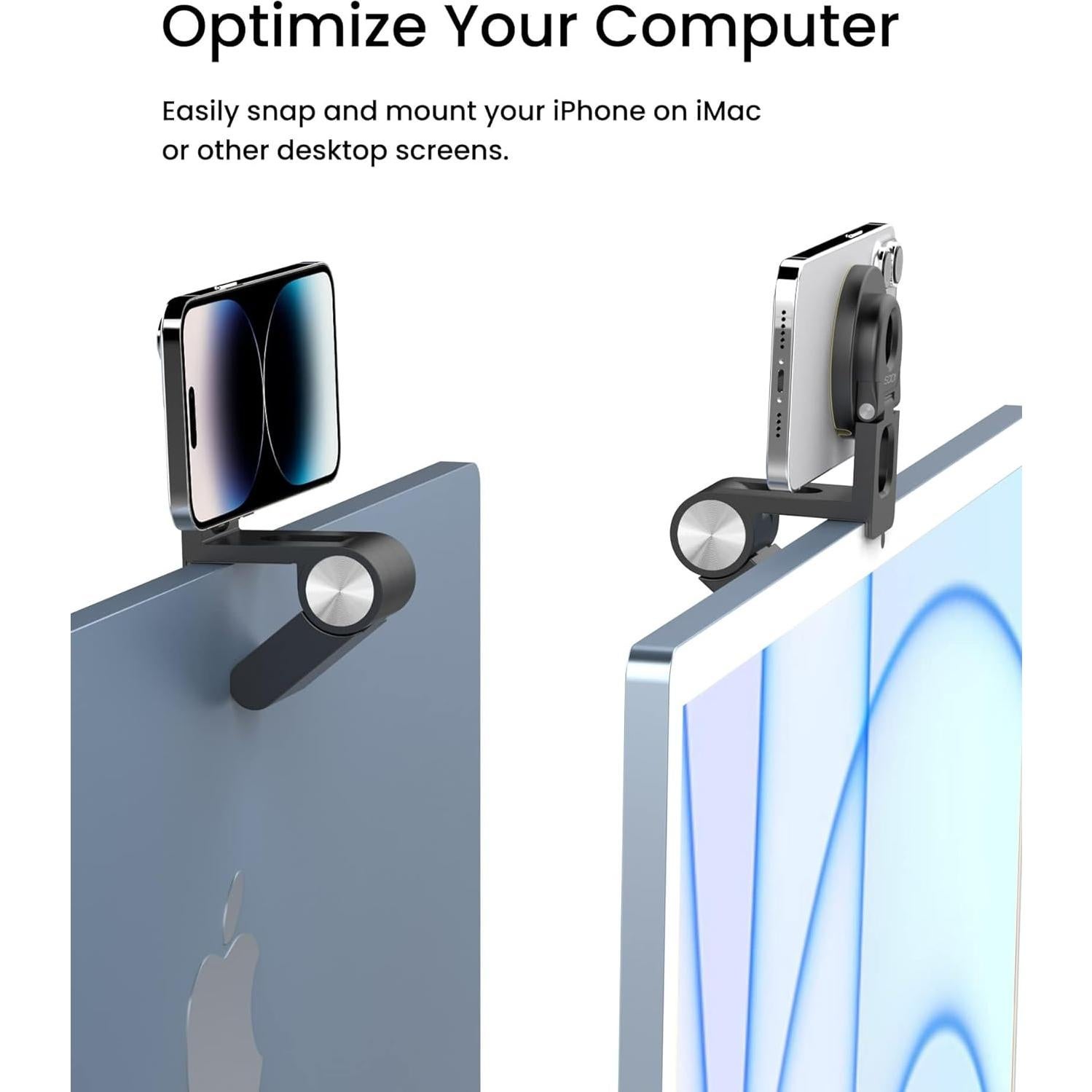 Soporte de Cámara de Continuidad SODI para iPhone 12-16 y Mac