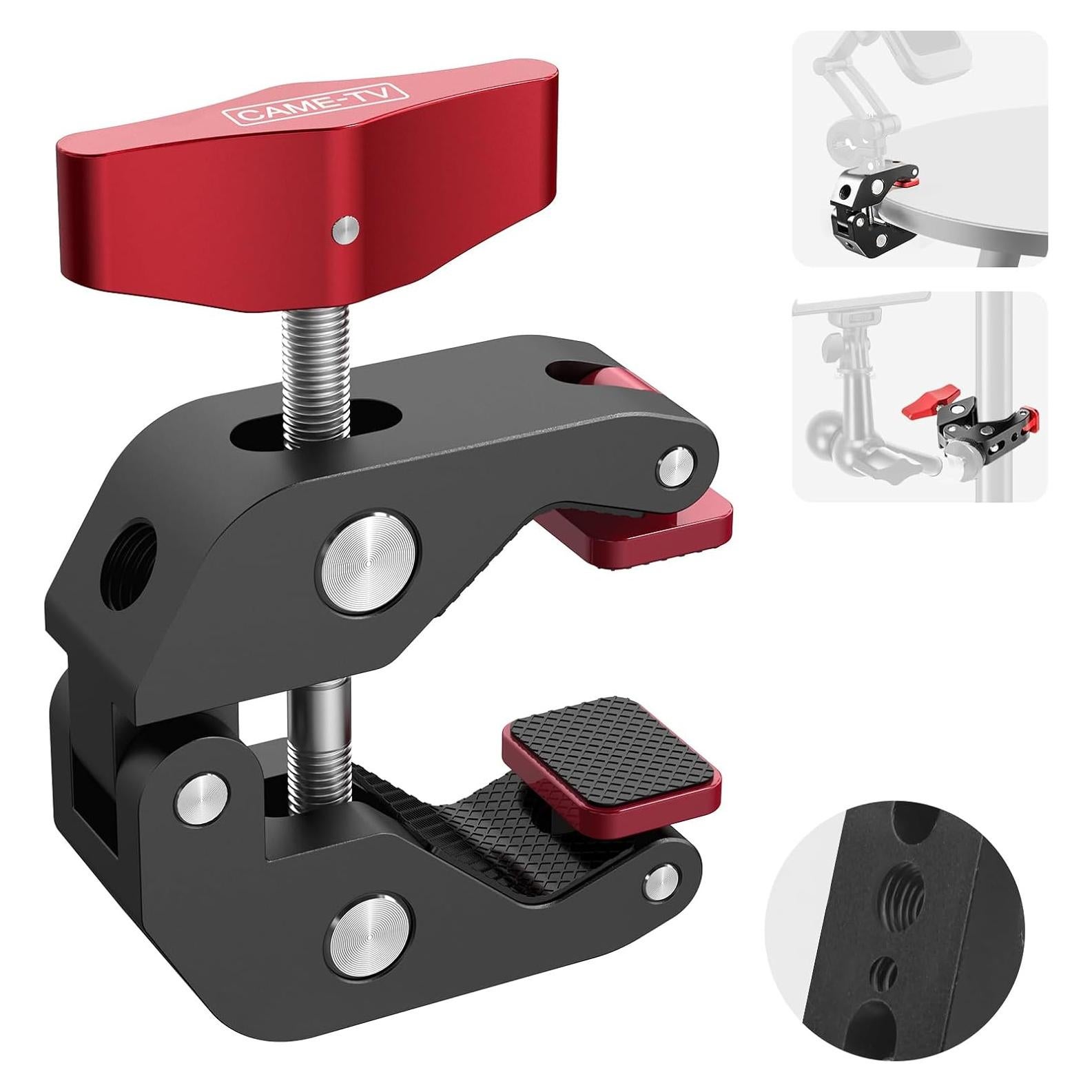 Soporte de cámara Came-TV Super Clamp Aluminio 4kg