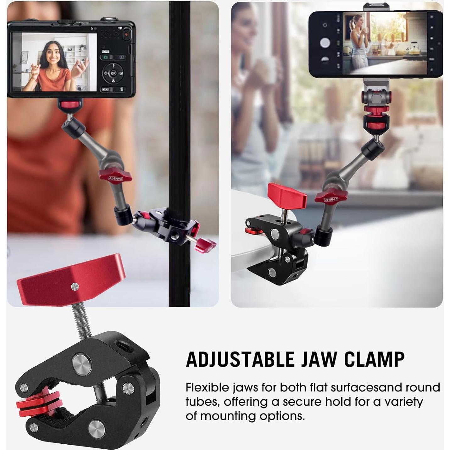 Soporte de cámara Came-TV Super Clamp Aluminio 4kg