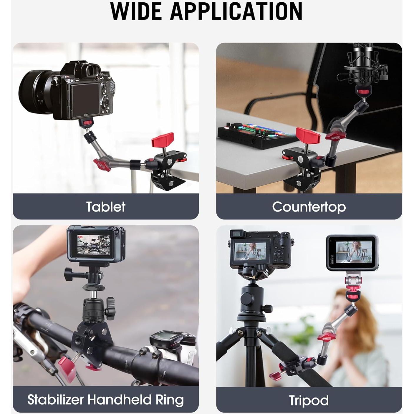 Soporte de cámara Came-TV Super Clamp Aluminio 4kg