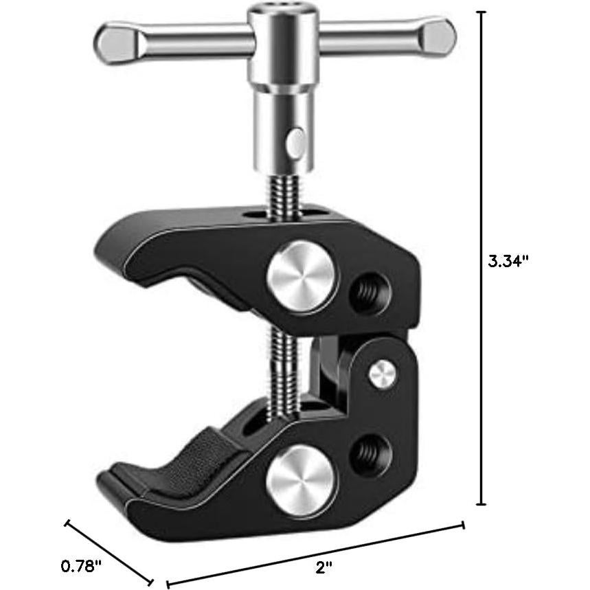 Super Clamp Mount Lanxire - Abrazadera de Cámara 130g