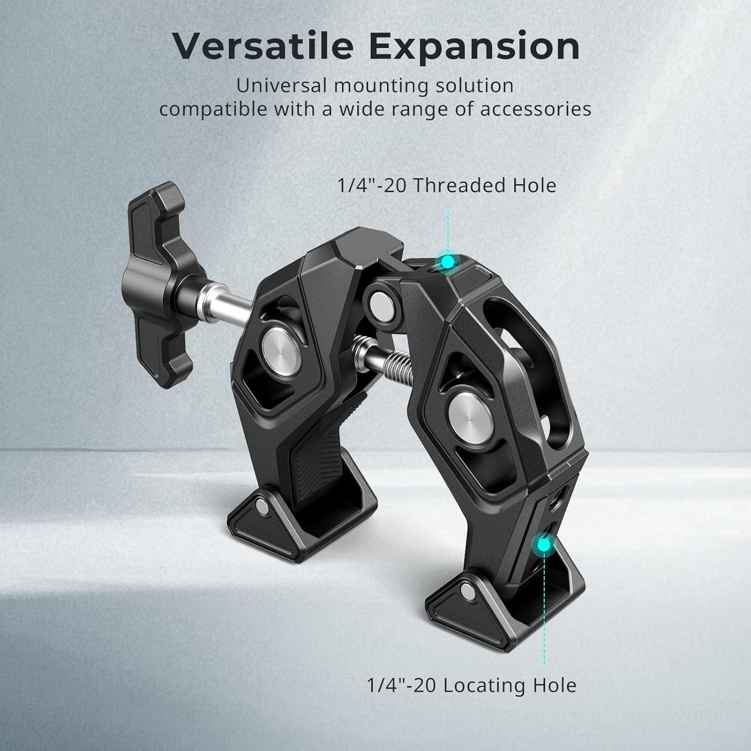Abrazadera Super Clamp PequeñoRig 5319 con Punta Giratoria 50mm