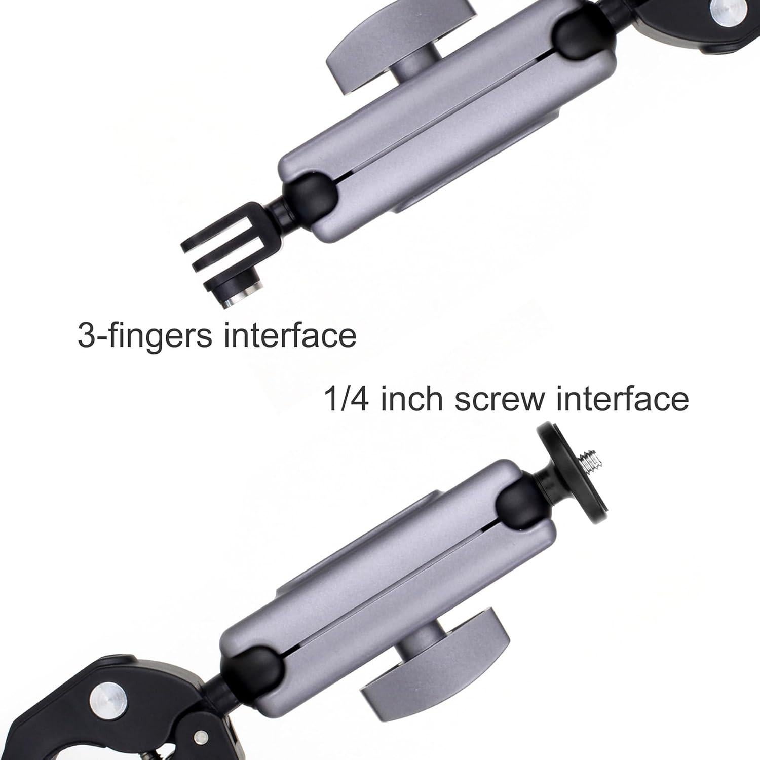 Soporte de Cámara SOONSUN Super Clamp Doble Cabezal 360°