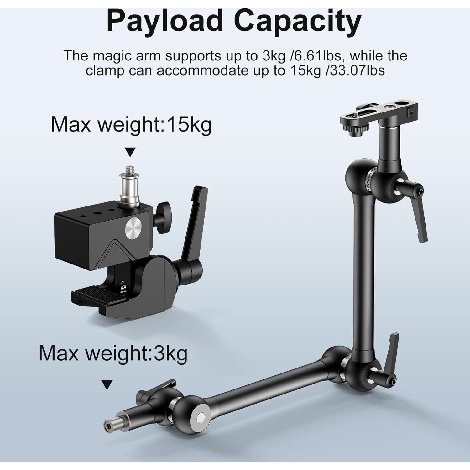 Kit de Montaje con Brazo Mágico ALTSON 52cm para Cámara