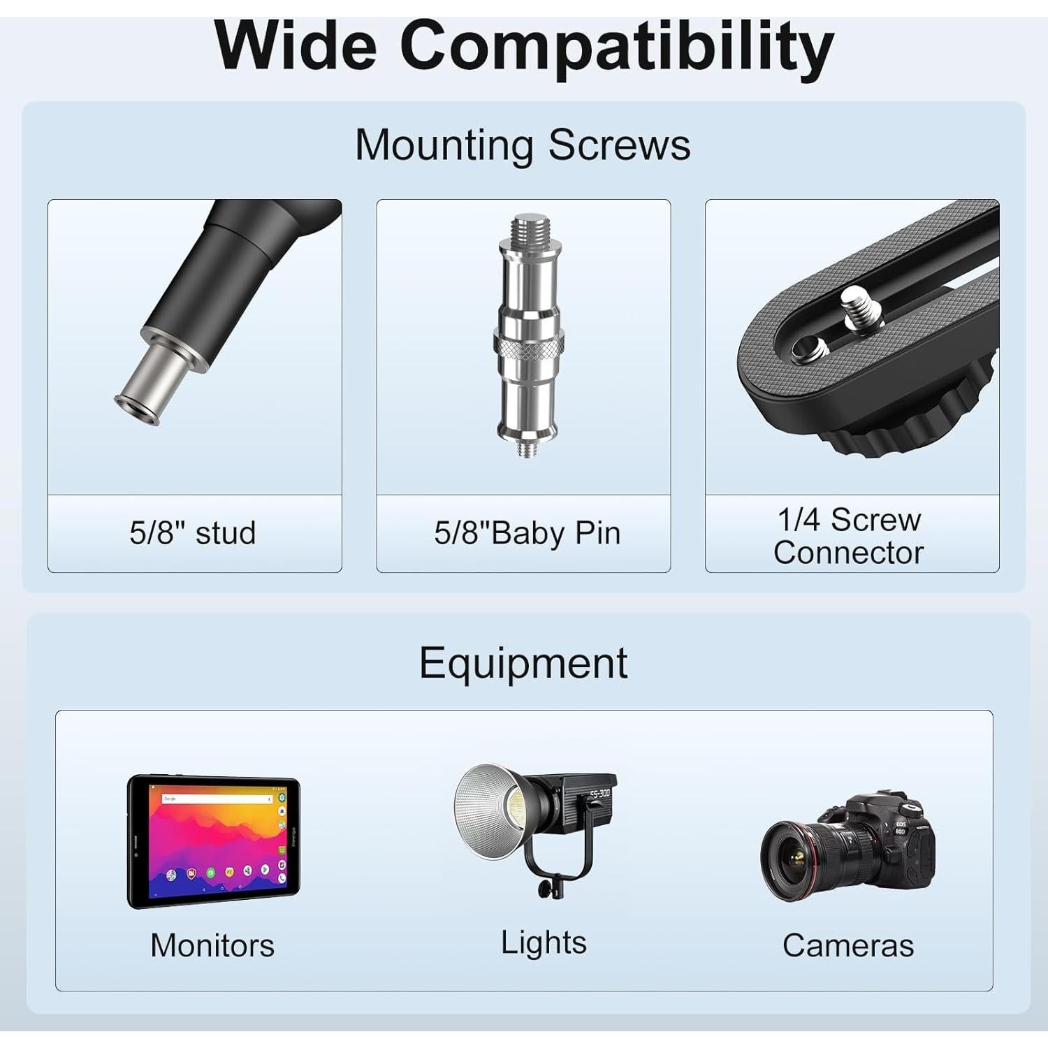 Kit de Montaje con Brazo Mágico ALTSON 52cm para Cámara